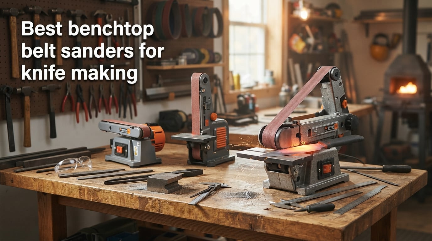 Best benchtop belt sanders for knife making
