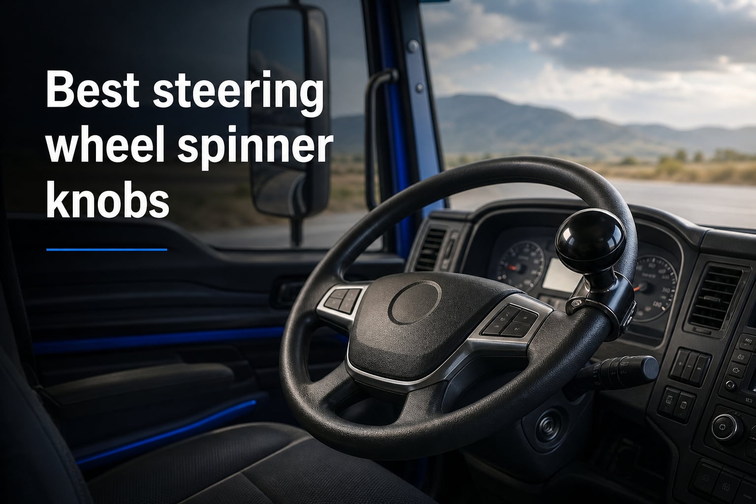Best steering wheel spinner knobs