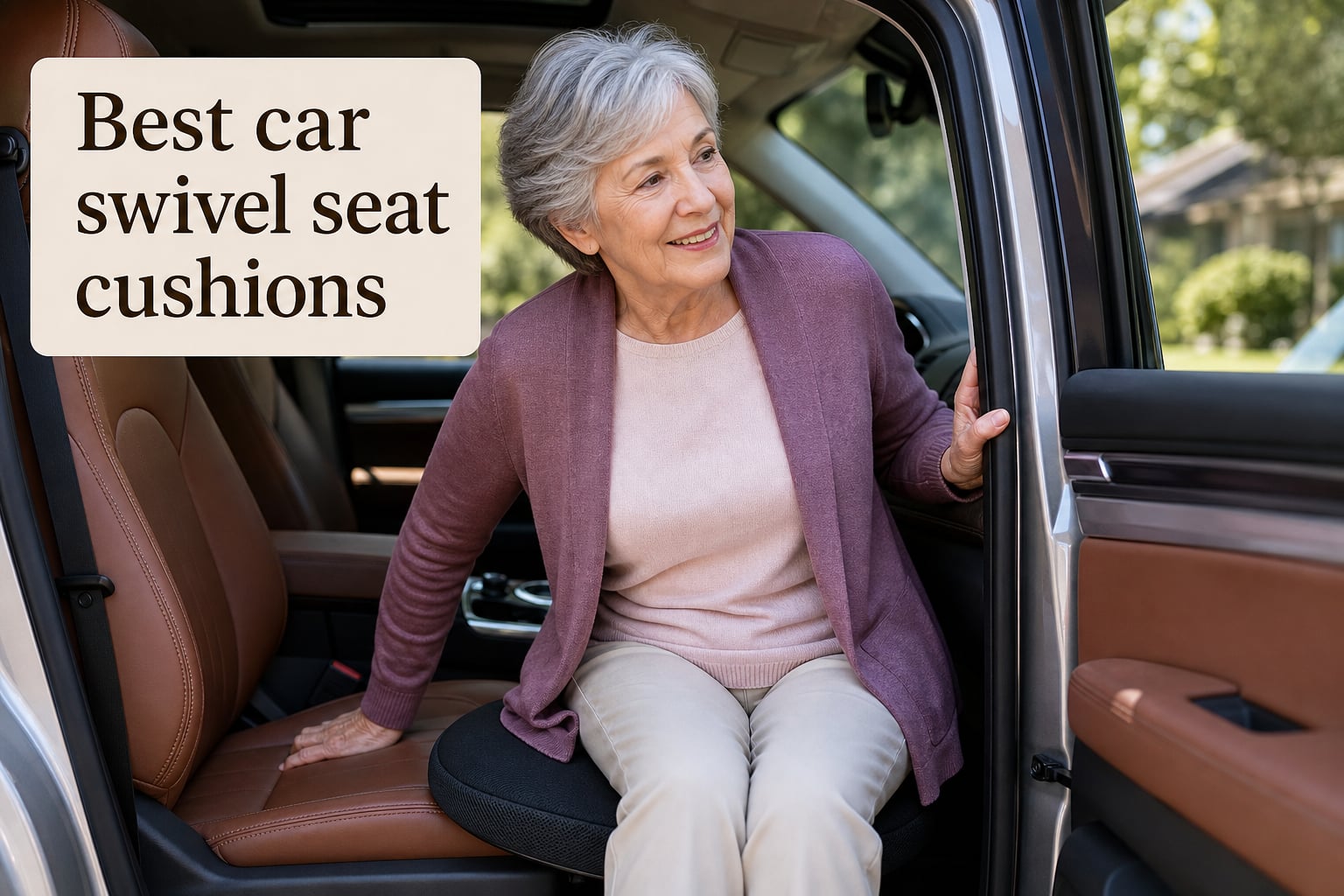 Best car swivel seat cushions