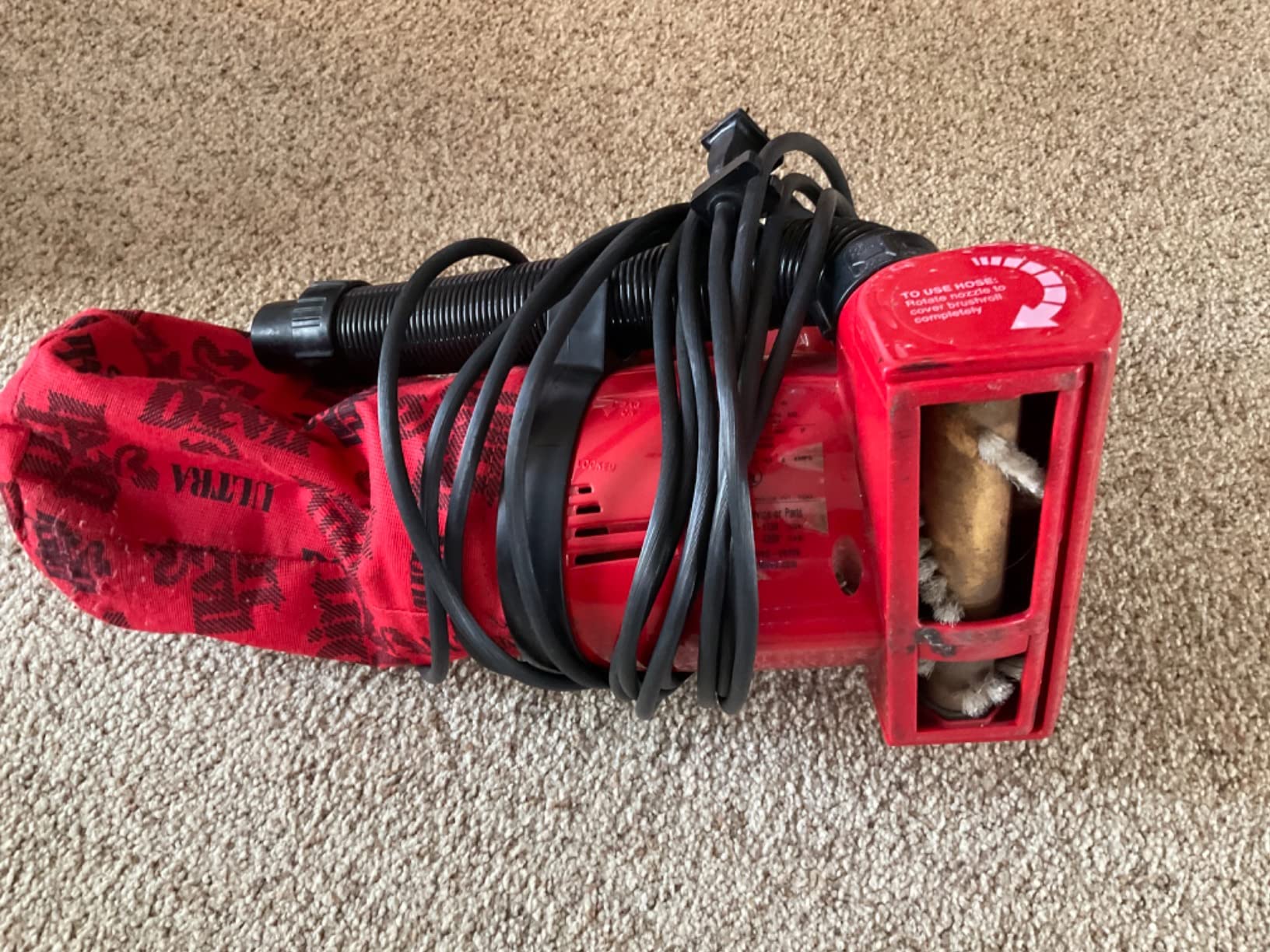Dirt Devil M08230RED Hand Vacuum Cleaner Ultra Corded Bagged Handheld Vacuum, Red customer photo 1
