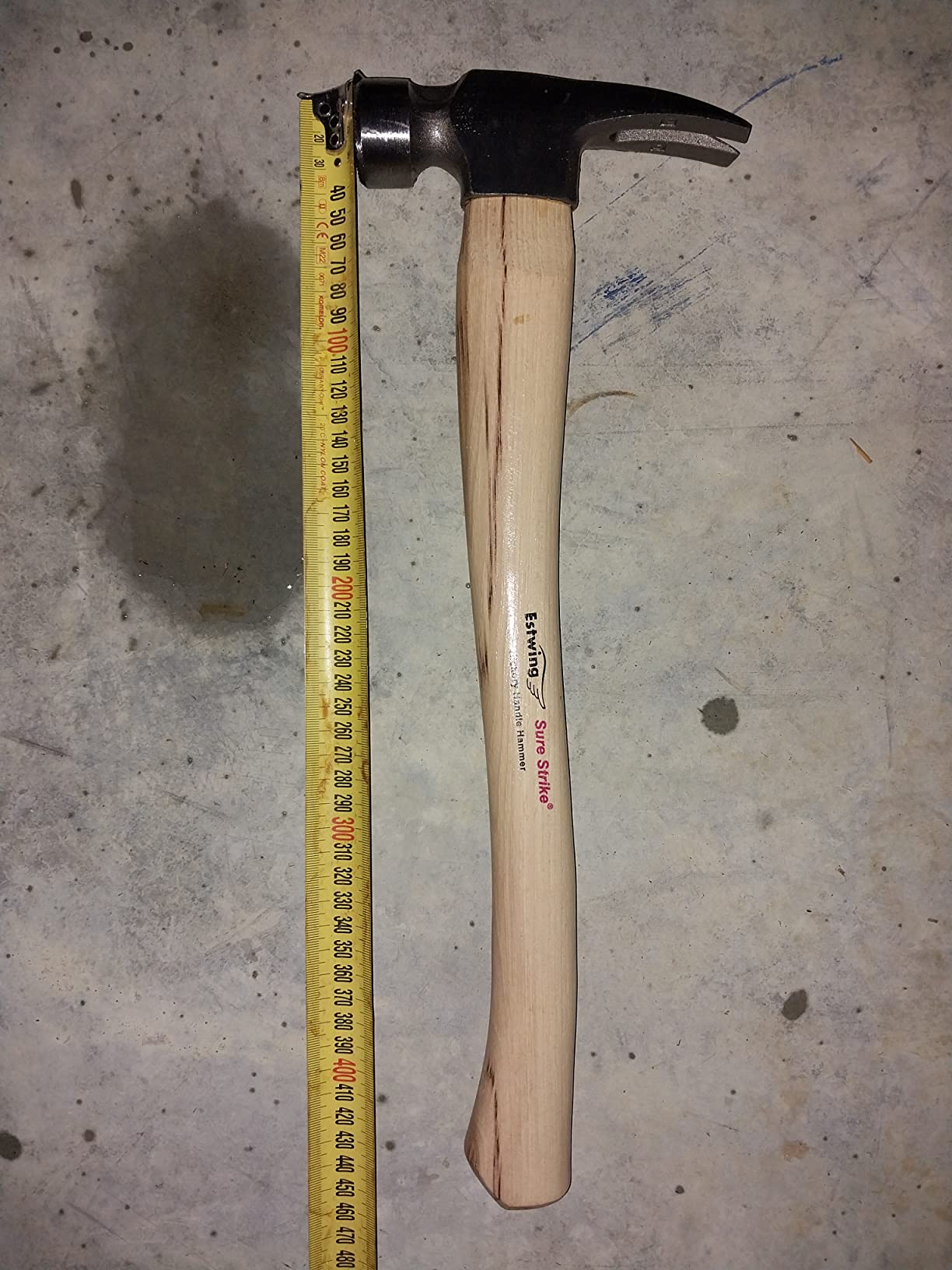 ESTWING Sure Strike California Framing Hammer, 25 oz Rip Claw, MRW25LM customer photo 1