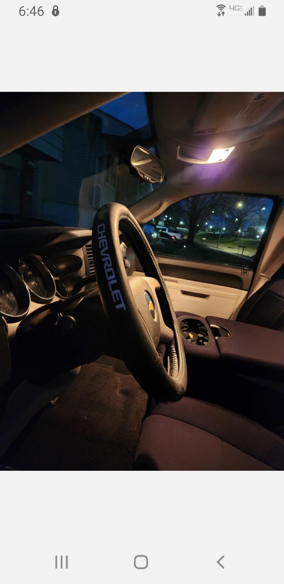 Chevy Gold Bowtie Style Premium Speed Grip Steering Wheel Cover customer photo 1