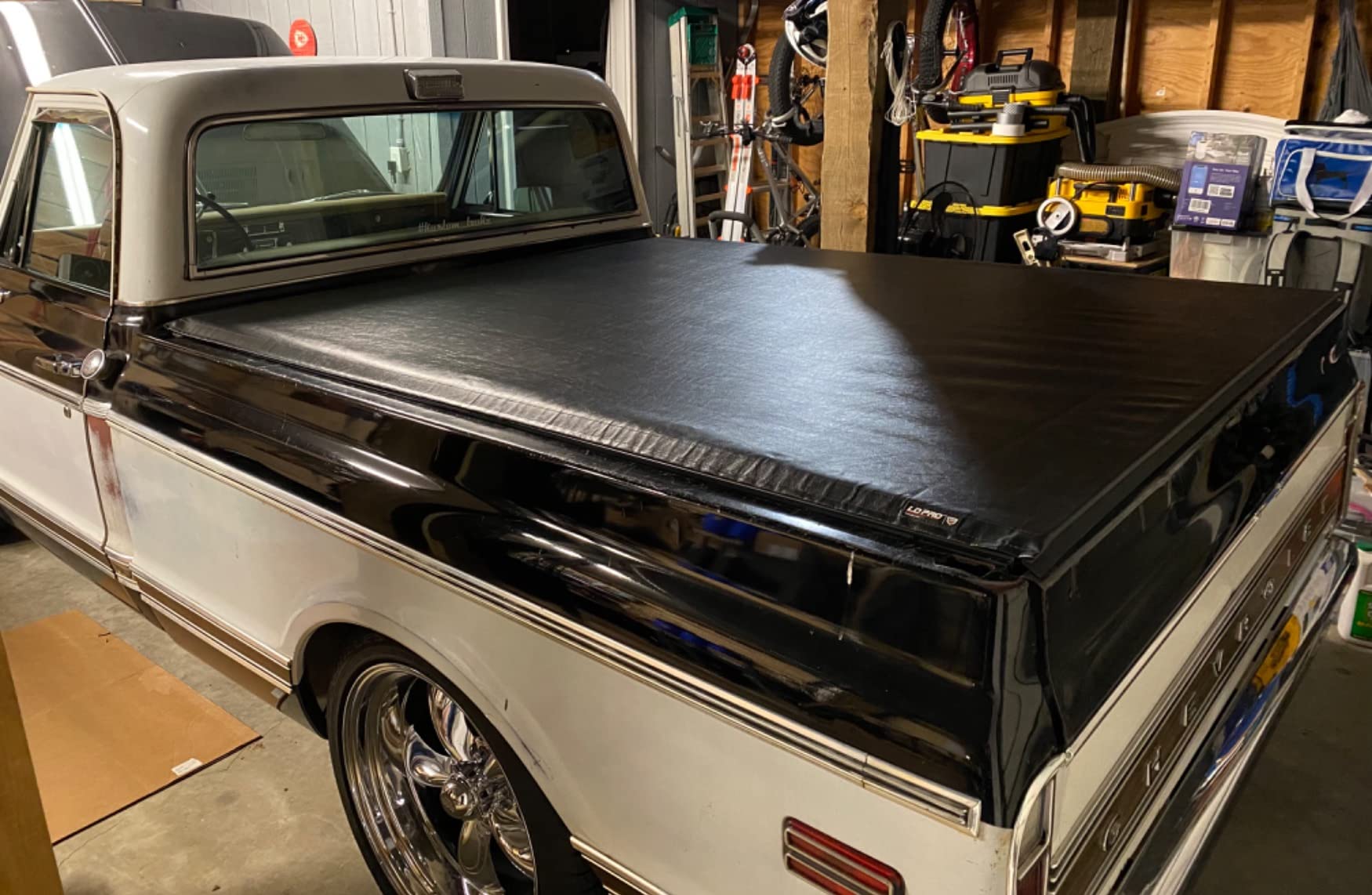 RealTruck TruXedo Lo Pro Soft Roll Up Truck Bed Tonneau Cover | 578001 | Fits 1967 - 1972 Chevy/GMC C/K Pickup 8' Bed (96