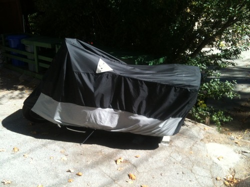 Dowco Guardian 50004-02 WeatherAll Plus Indoor/Outdoor Waterproof Motorcycle Cover: Black, X-Large customer photo 2