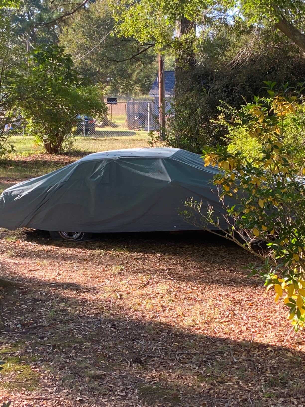 Classic Accessories Over Drive PolyPRO 1 Mid-Size Sedan Car Cover - Fits Cars 14'6