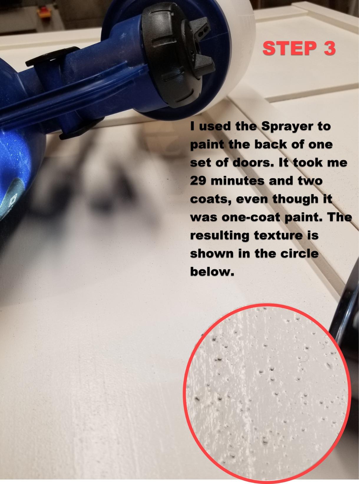 HomeRight C800766, C900076 Finish Max Paint Sprayer HVLP Electric Spray Gun, 1 Nozzle Sprays All, Superior Brass Tip, 3 Spray Patterns customer photo 2