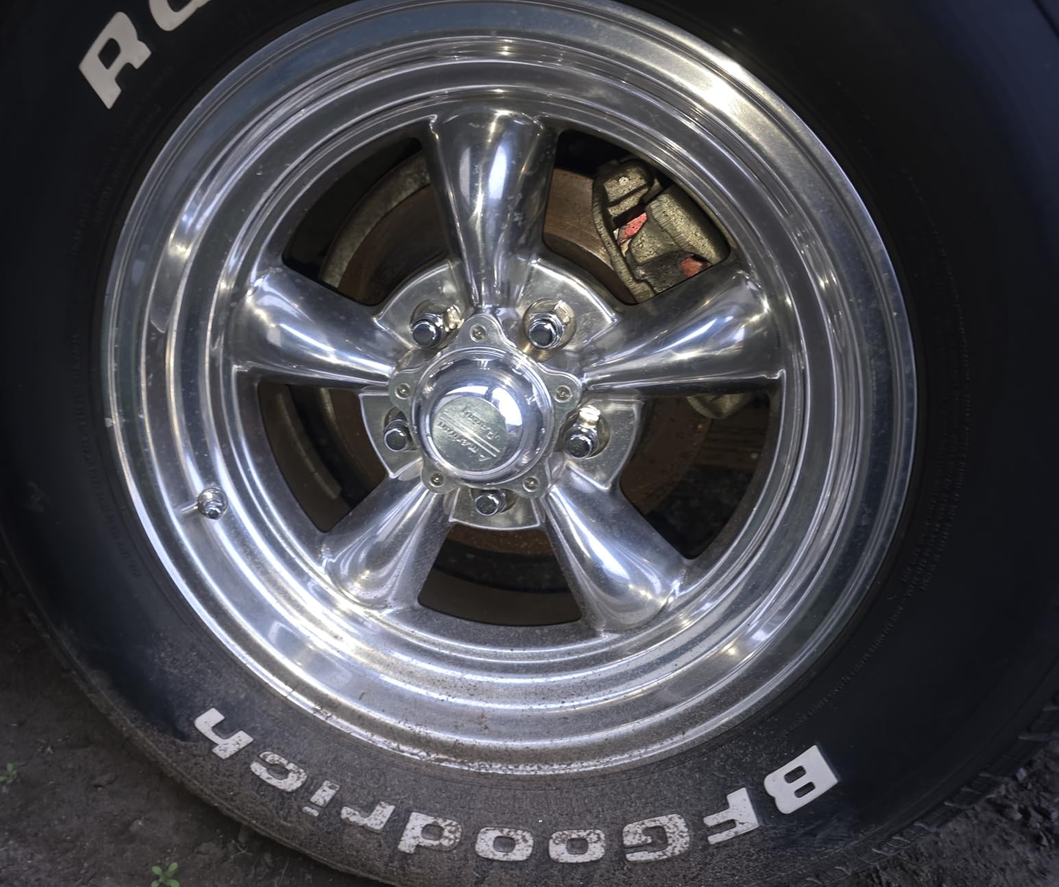 American Racing Hot Rod Vn515 Torq Thrust II 1 Pc Polished 17x7 5x114.3 00et 83.06 customer photo 1