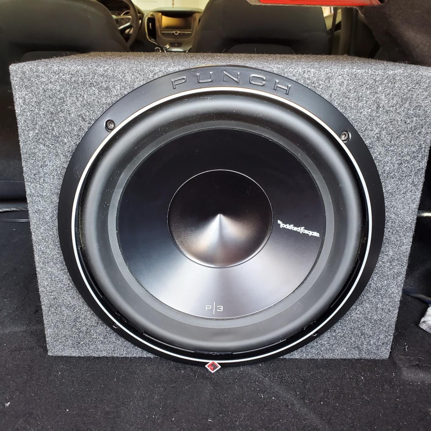 Rockford Fosgate P3D4-12 Punch P3 DVC 4-Ohm 12-Inch 600-Watt RMS 1200-Watt Peak Subwoofer customer photo 1