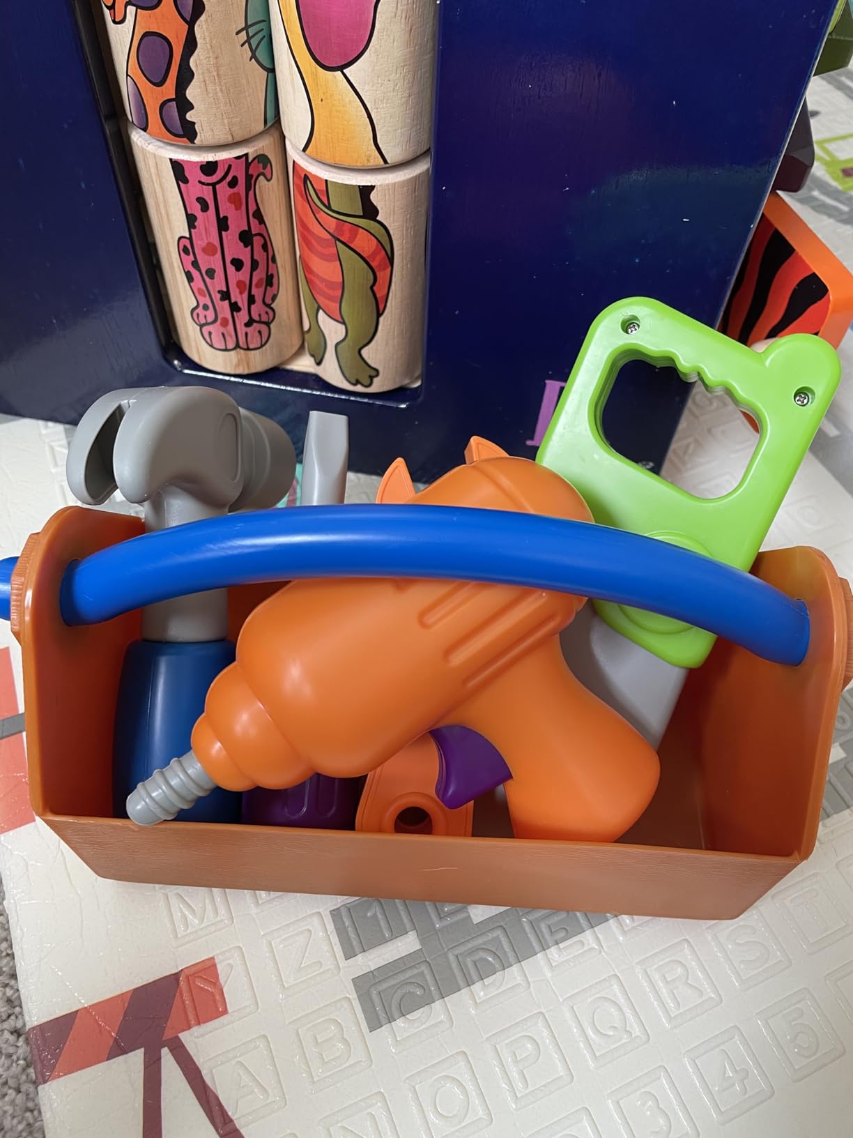 Learning Resources New Sprouts Fix It! My Very Own Tool Set - 6 Pieces, Ages 2+ Toddler Learning Toys, Develops Fine Motor Skills, Toddler Tool Set, First Tool Box, Kids Tool Set, Stocking Stuffers customer photo 2
