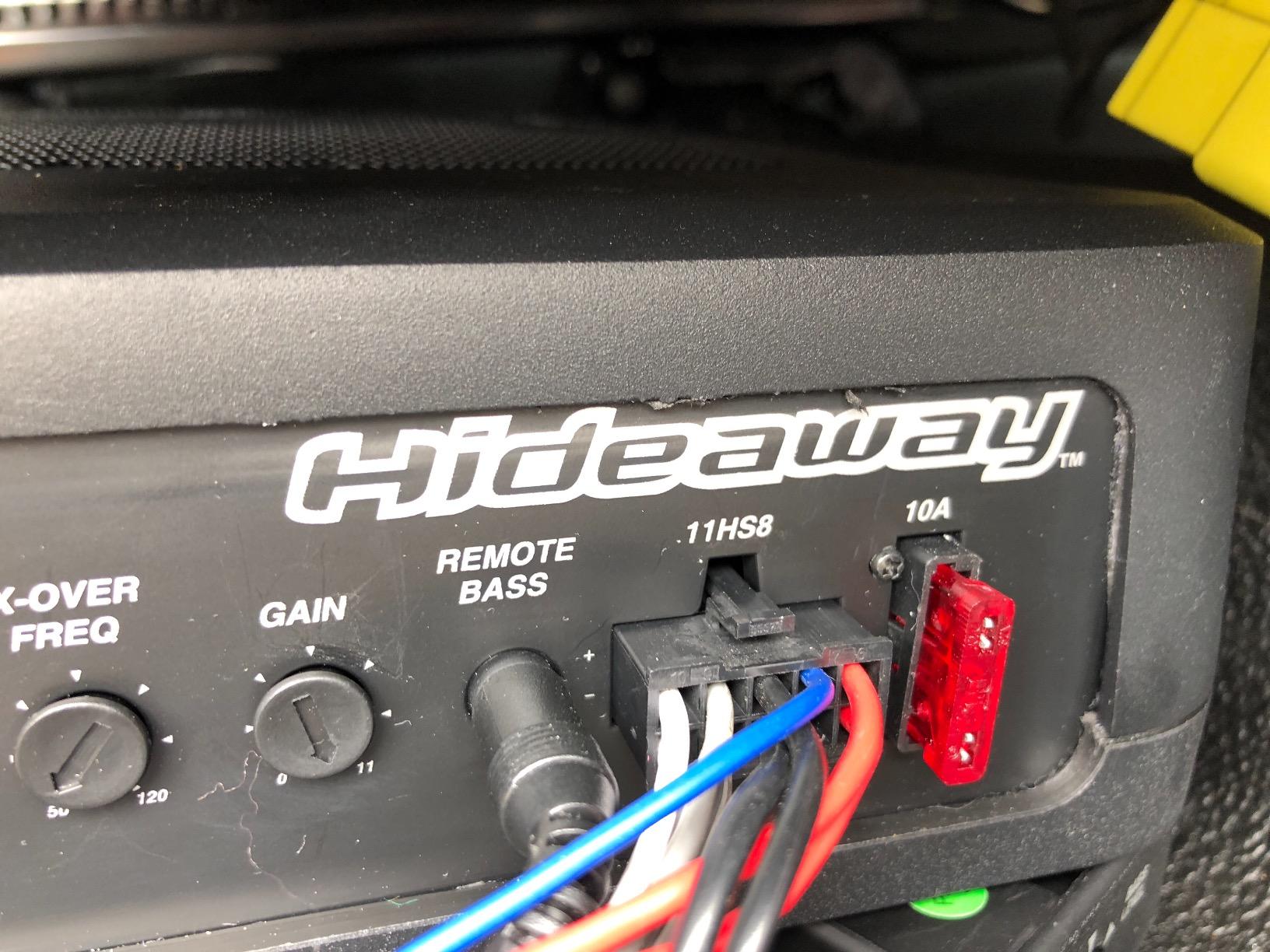 Kicker 11HS8 8” 150 Watt Hideaway Compact Car Audio Powered Subwoofer Sub HS8 customer photo 2