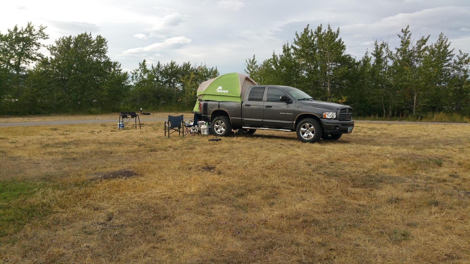 Napier Backroadz Truck Tent 13 Series | Pickup Truck Bed Camping Tent | Rainfly for Water Protection | Sturdy and Spacious 2-Person Truck Bed Tent | Easy 10-Minute Setup | Green/Gray customer photo 1