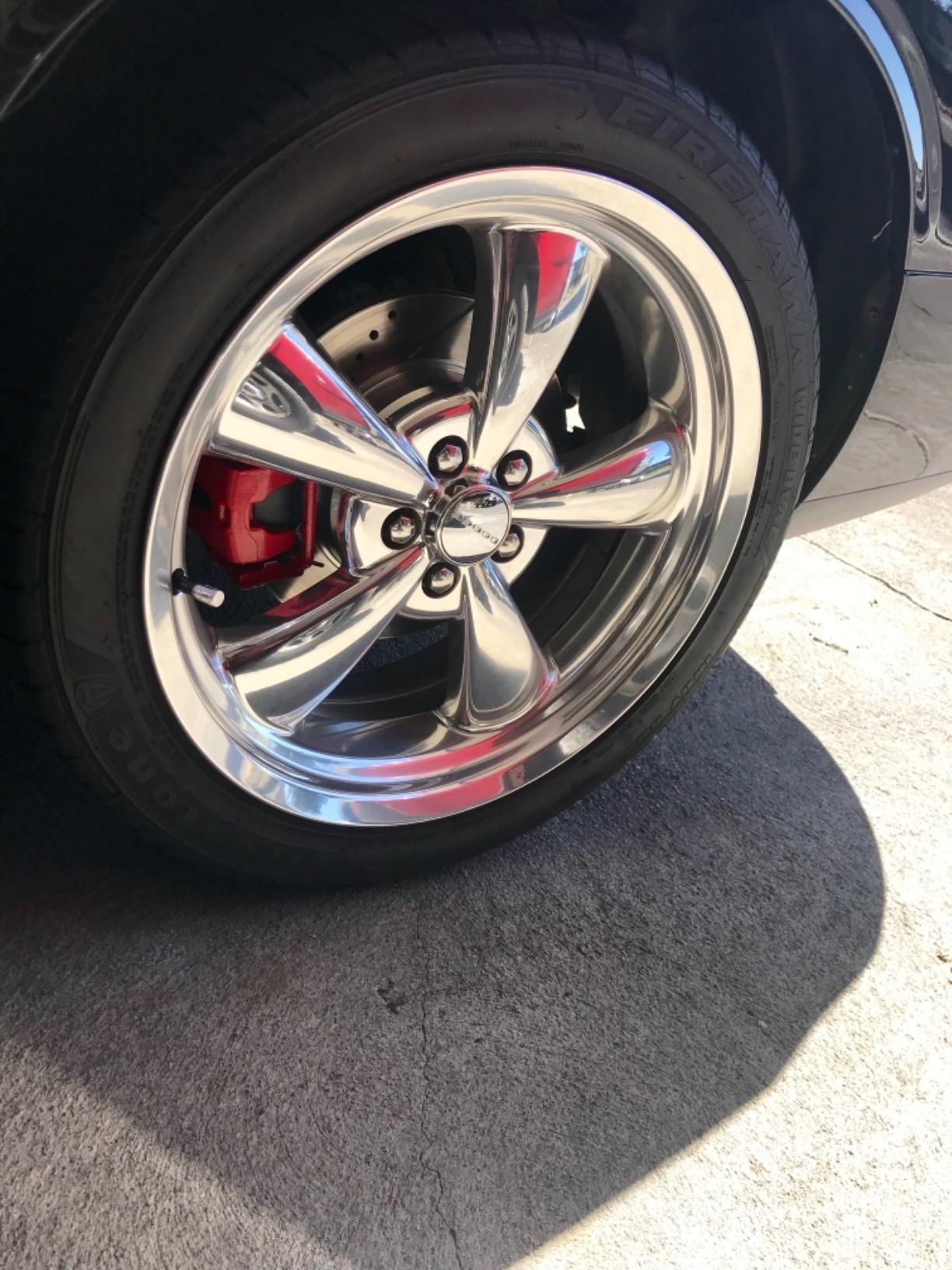 PowerStop Z23 Performance Brake Pad Rotor Caliper Kit Front & Rear KC2853A | Dodge Charger, Dodge Challenger Carbon Fiber Ceramic Brake Pads + Drilled & Slotted Rotors + Red Powder Coated Calipers customer photo 2
