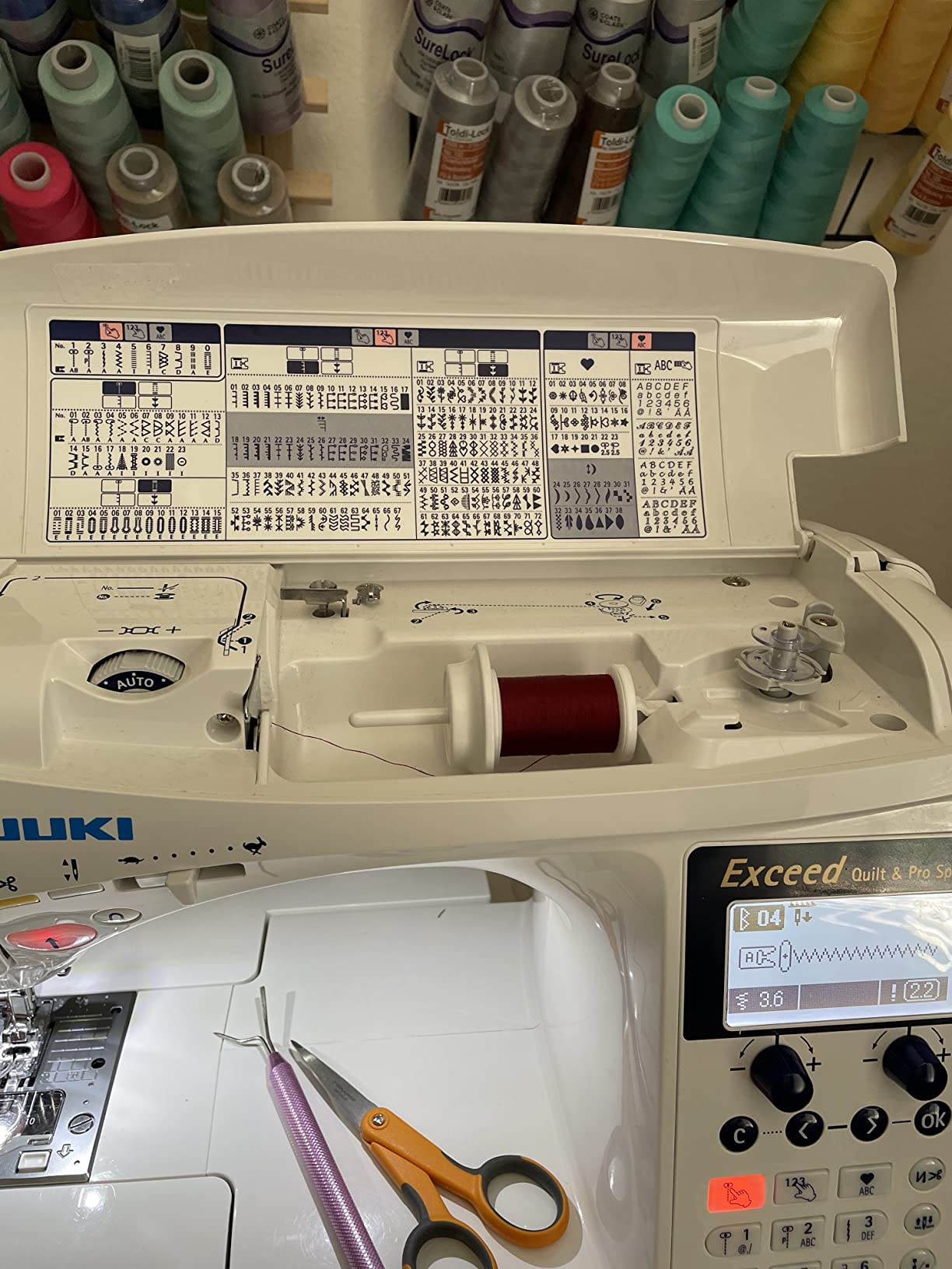 Juki HZL-F600 Full Sized Computer Sewing and Quilting Machine customer photo 1
