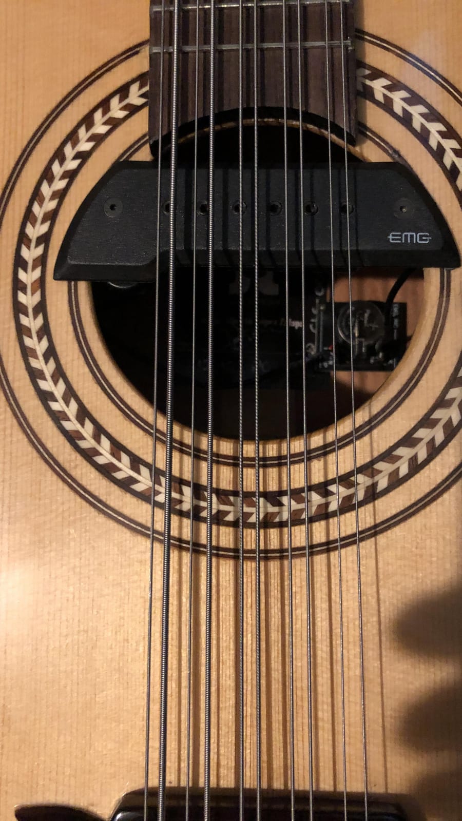 EMG ACS Acoustic Guitar Soundhole Pickup, Ivory customer photo 2