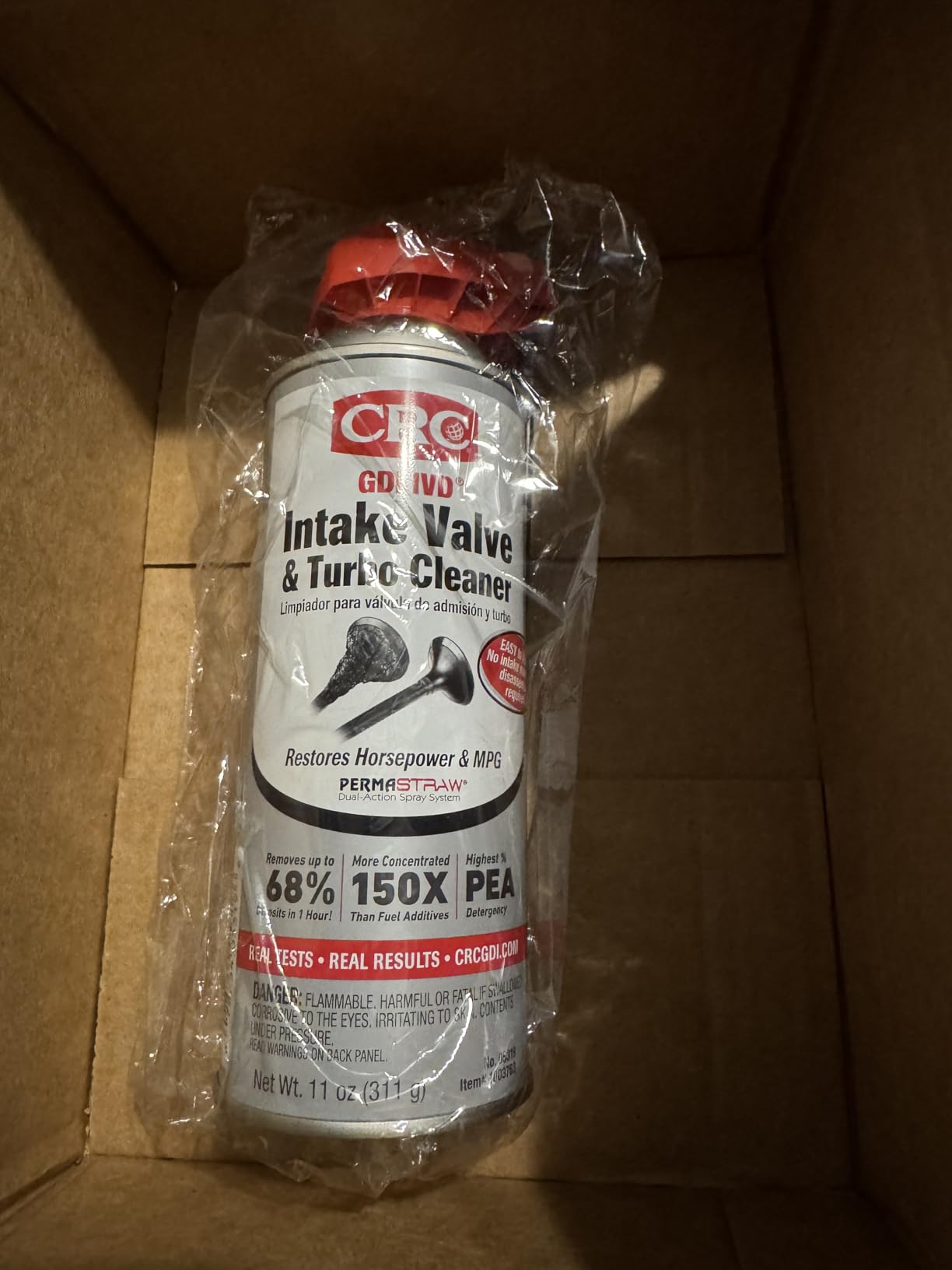 CRC GDI IVD Intake Valve Cleaner - GDI & Standard PFI Engines - 11 oz | Patented Formula, Direct Injection Cleaner, Intake Valve and Manifold Cleaning, Turbo Treatment, Carbon Removal, Improved MPG customer photo 1