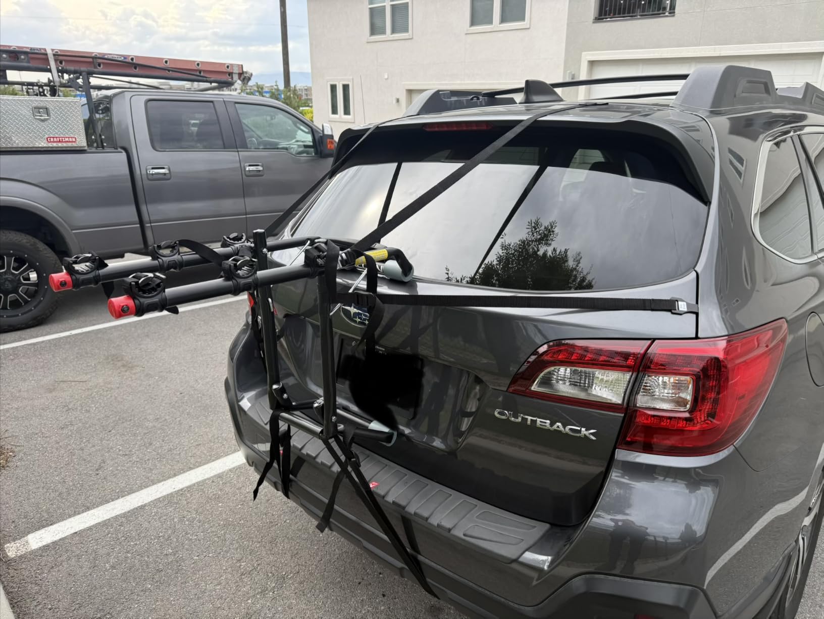 Allen Sports Deluxe 4-Bike Trunk Mount Rack, Model 104DB-R, Black customer photo 2