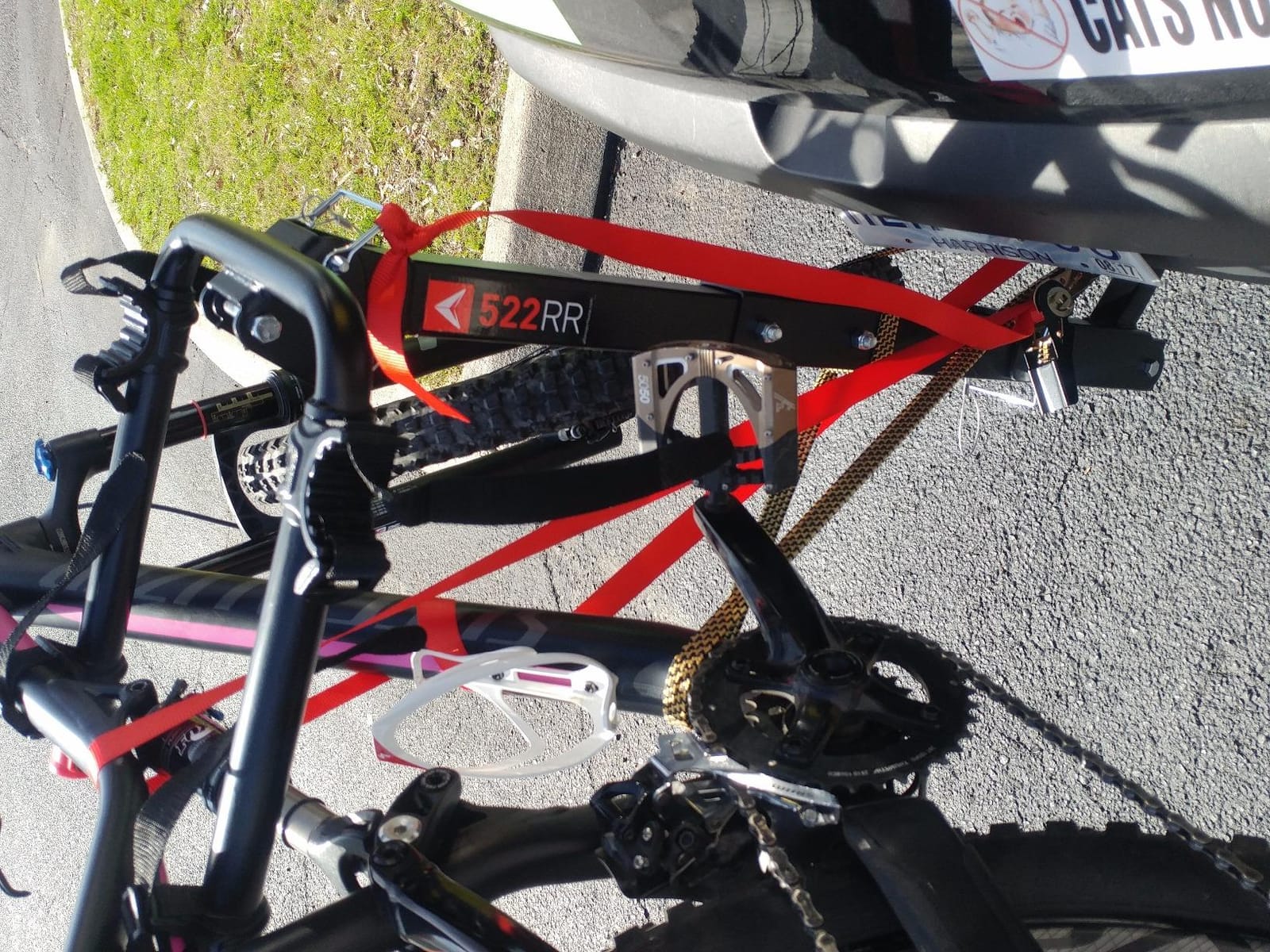 Allen Sports Deluxe 2-Bike Hitch Mount Rack, Silver/Black (522RR) customer photo 1