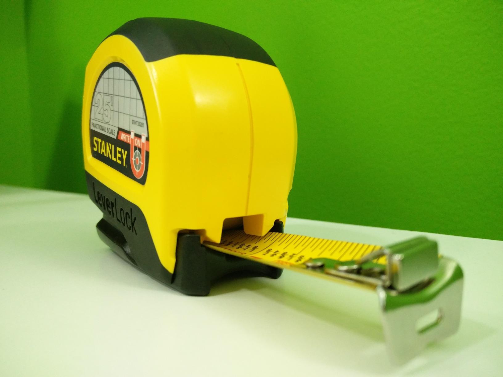 Stanley STHT33281L 25' Magnetic Tip & Fractional Read LeverLock Tape Measure customer photo 2
