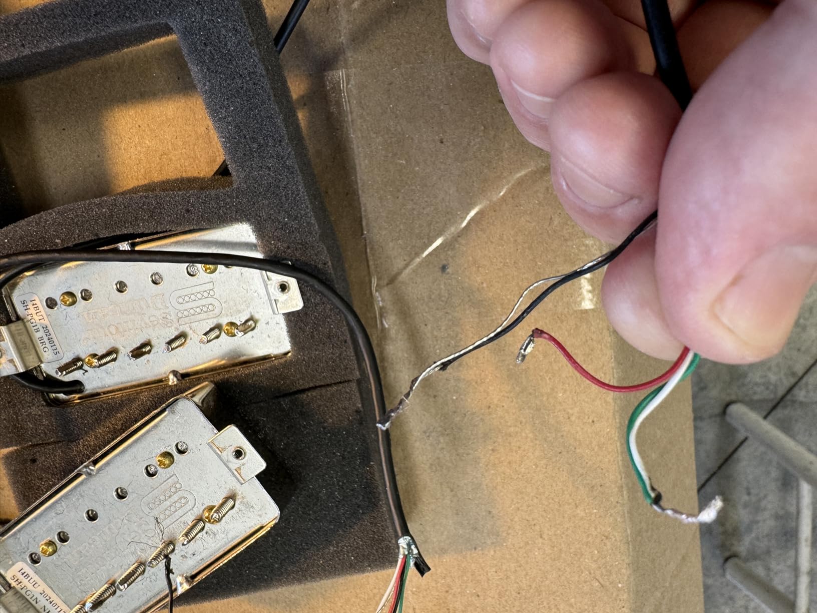 Seymour Duncan Pearly Gates - Set - Zebra - Electric Guitar Pickup customer photo 2