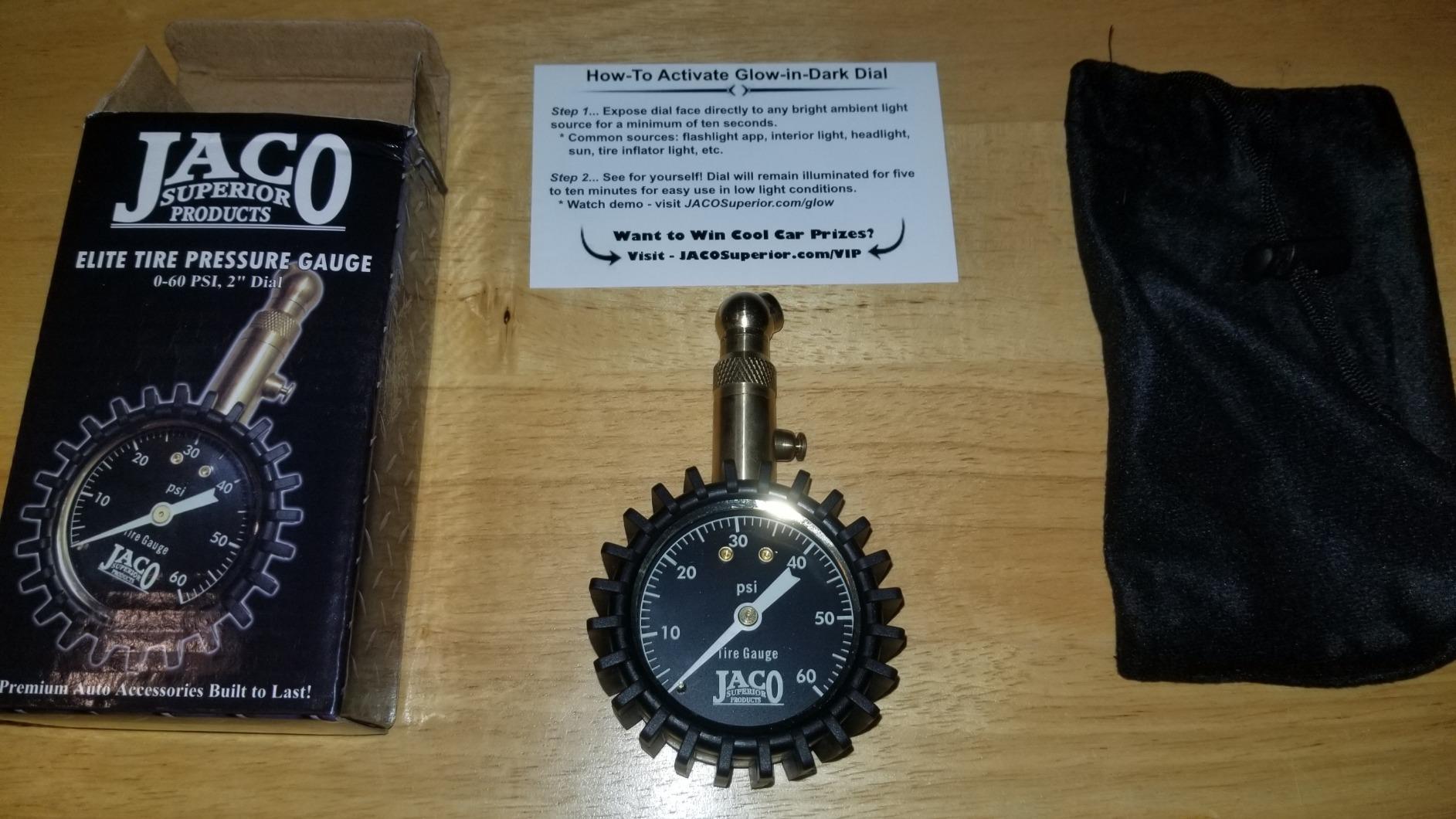 JACO Elite Tire Pressure Gauge - 60 PSI customer photo 2