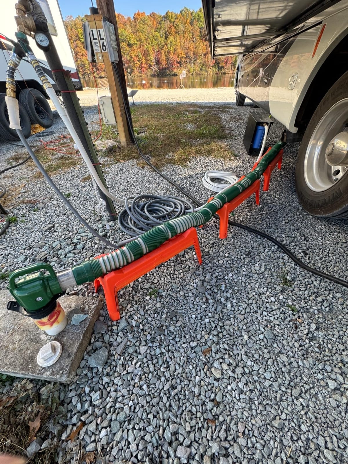Lippert 359724 Waste Master 20’ Extended RV Sewer Hose Management System , Green customer photo 2