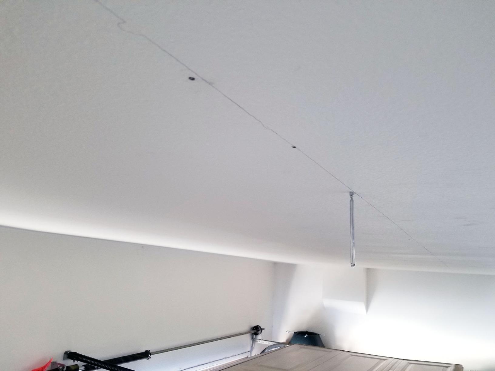 SafeRacks White 4x8 Overhead Garage Storage Rack 600 lb 24