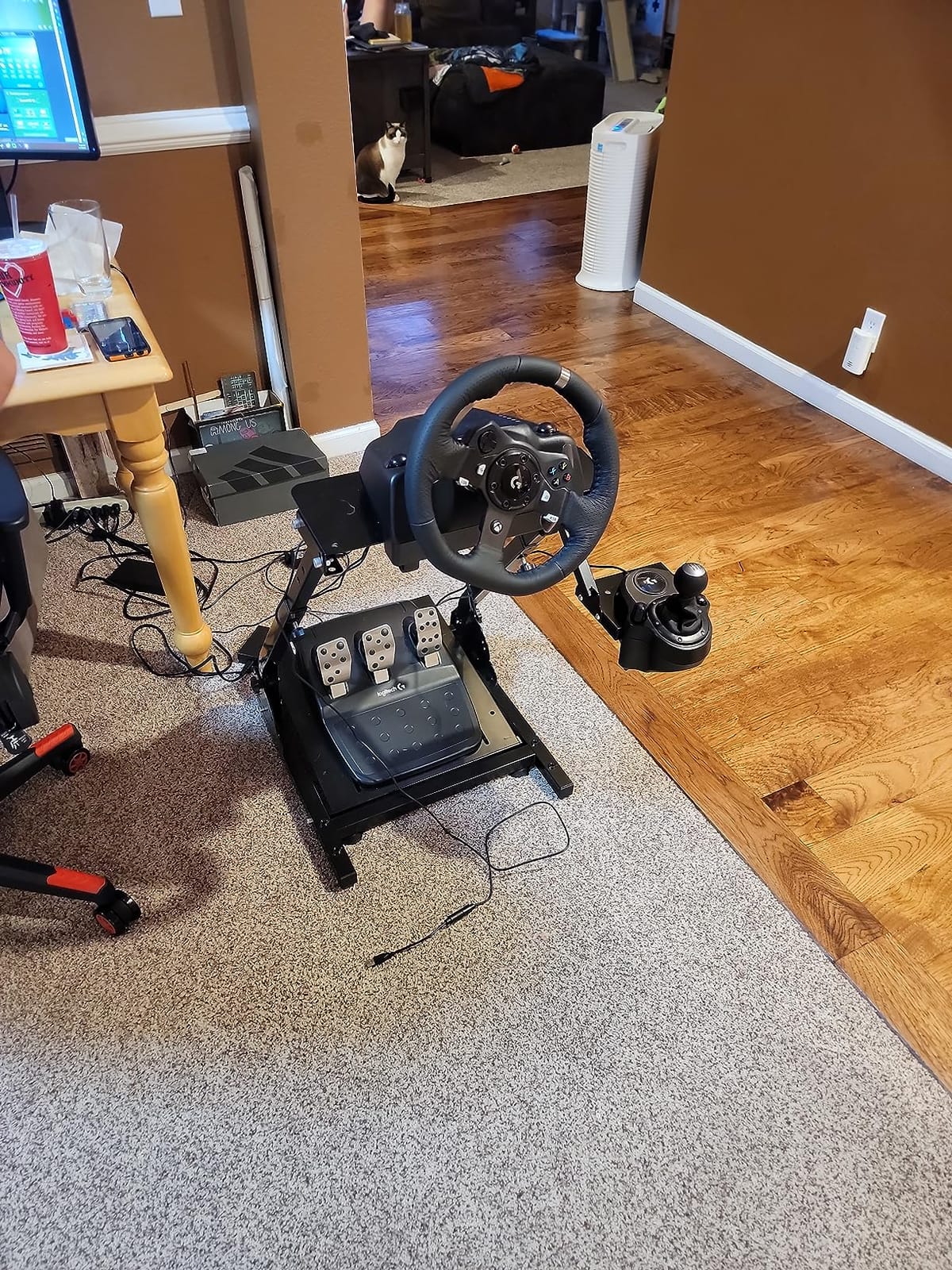 Logitech G920 Driving Force Racing Wheel and Pedals + Logitech G Driving Force Shifter customer photo 2