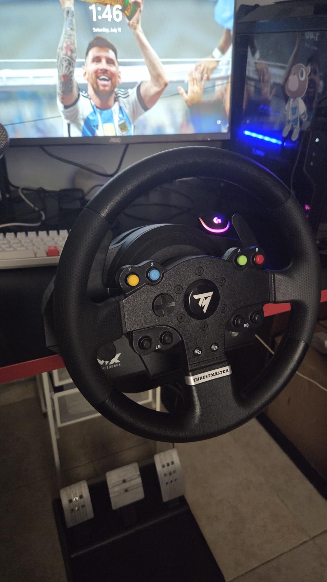 Thrustmaster TMX Force Feedback Racing Wheel & Pedals - XBOX & PC customer photo 2