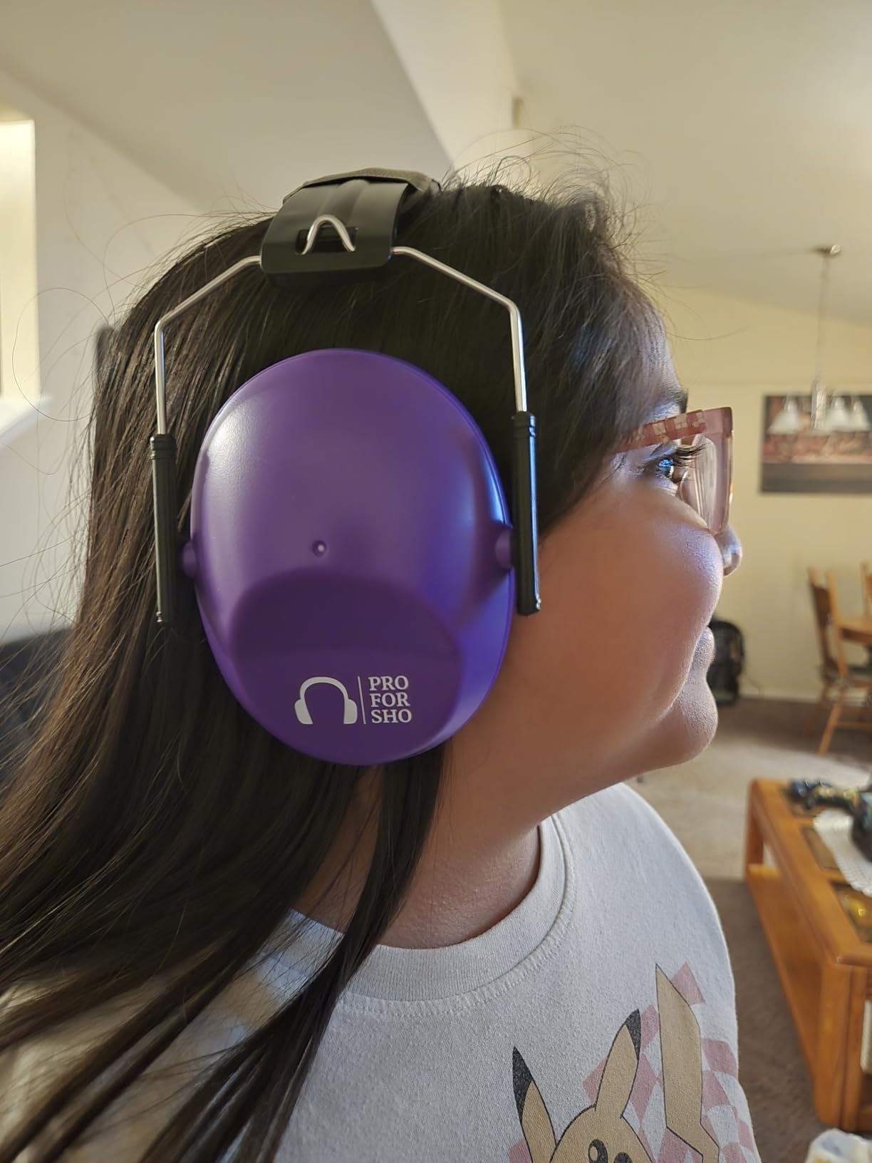 Pro For Sho 34dB NRR Hearing Protection Ear Muffs - Highest NRR Compact Design Ear Protection for Loud Events & Sensory Use customer photo 2
