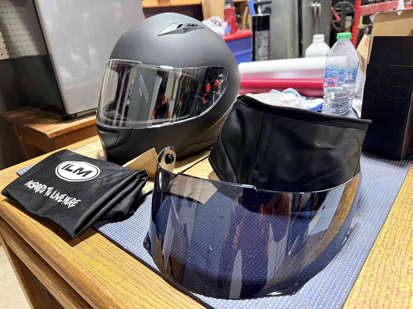 ILM Full Face Motorcycle Helmets for Adult Men and Women DOT Model ILM-313 customer photo 1