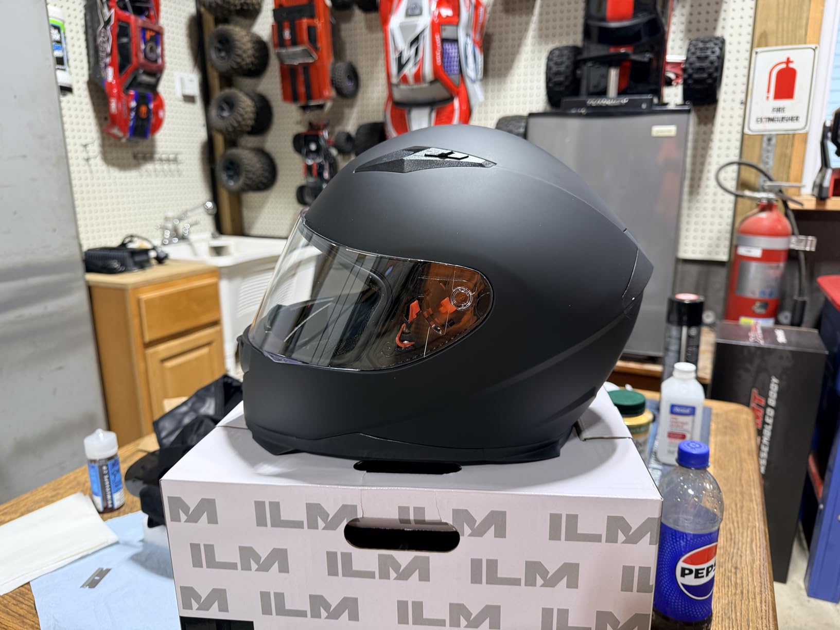 ILM Full Face Motorcycle Helmets for Adult Men and Women DOT Model ILM-313 customer photo 2