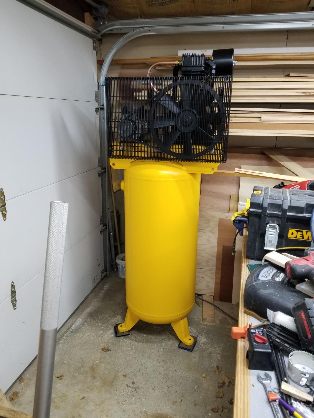 DEWALT 60-Gallon Stationary Vertical Air Compressor (DXCMV5076055) customer photo 1