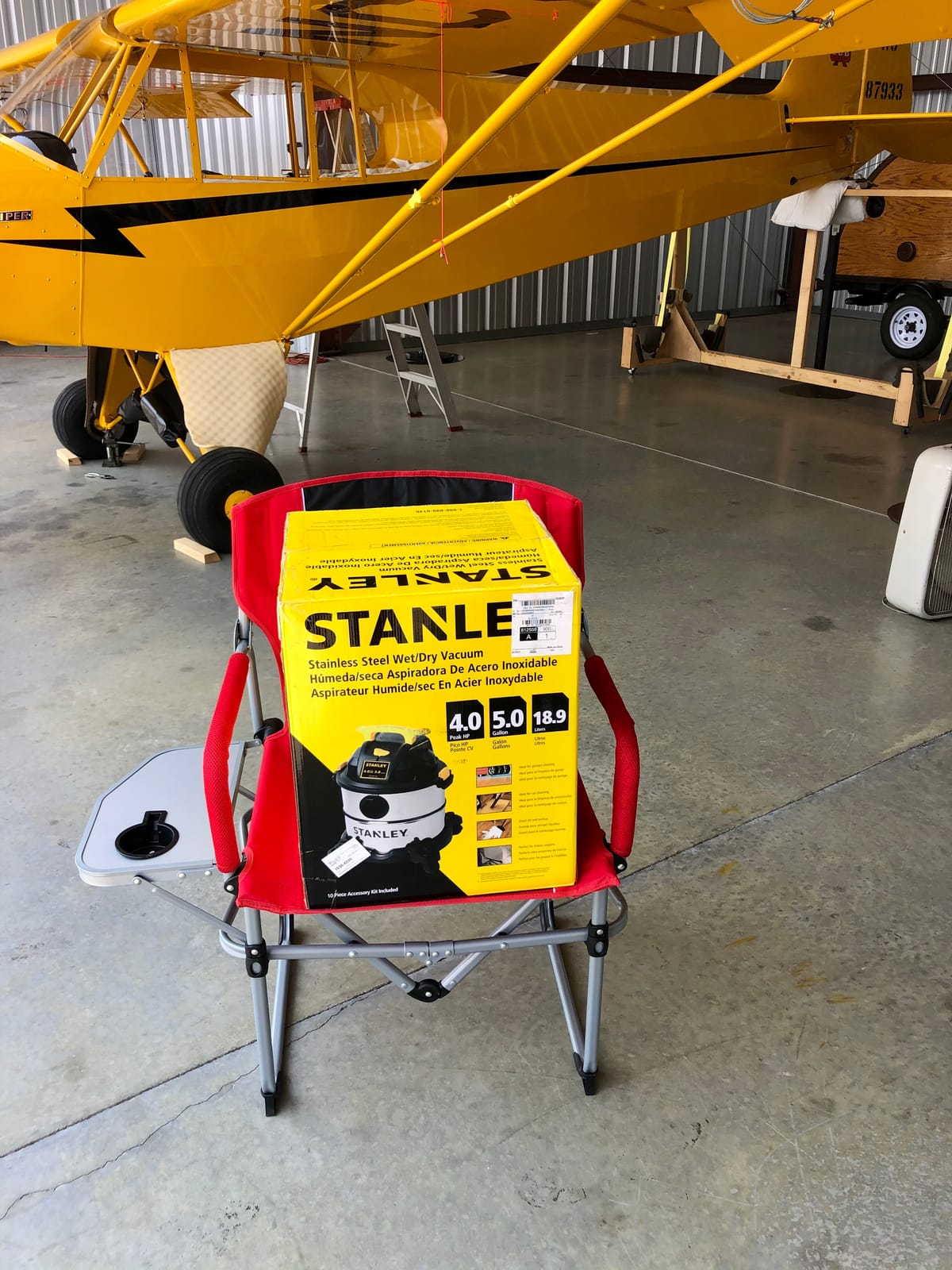 Stanley SL18116 Wet/Dry Vacuum, 6 Gallon, 4 Horsepower, Stainless Steel Tank, 4.0 HP customer photo 1