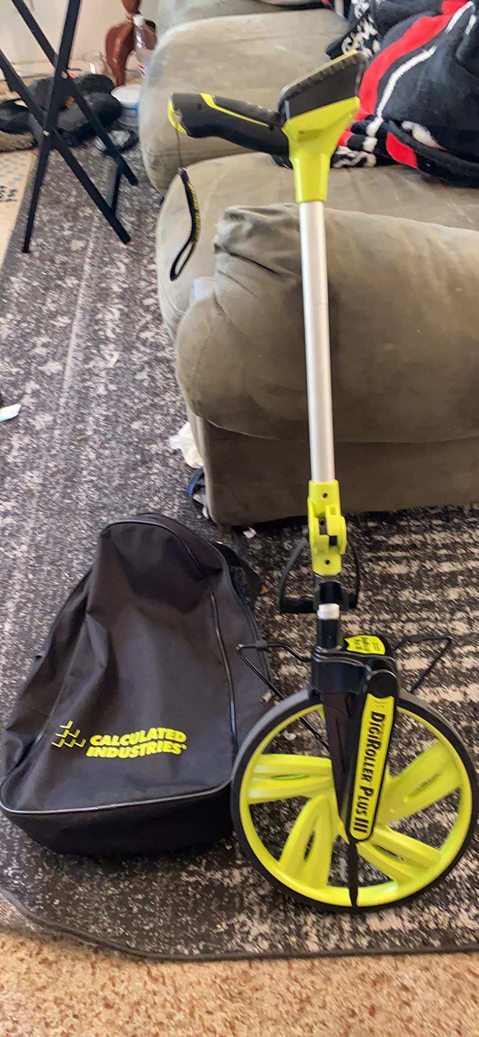 Calculated Industries #6575 DigiRoller Plus III 12.5 Inch Estimators Electronic Distance Measuring Wheel with Large Backlit Digital Display; Measure in Feet, Inches, Meters, Yards; FREE Carrying Pack customer photo 2