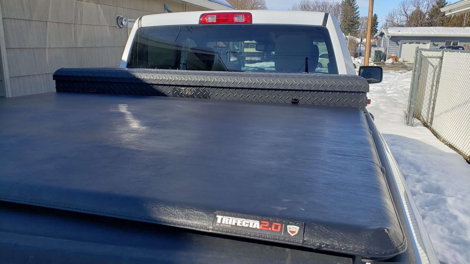 RealTruck Extang Trifecta Toolbox 2.0 Soft Folding Truck Bed Tonneau Cover | 93430 | Fits 2009 - 2018, 19'-22' Classic Body 1500/2500/3500 Dodge Ram 1500/2500/3500 6' 4