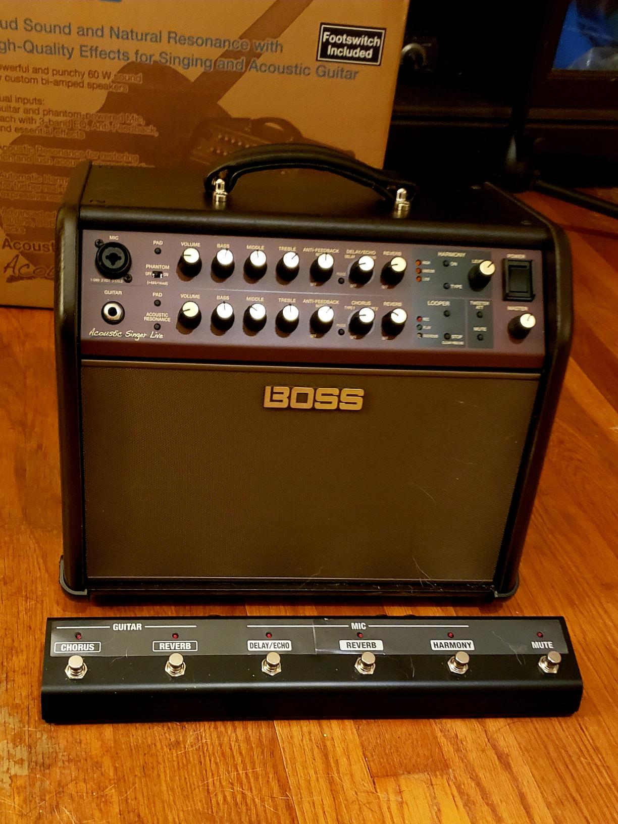 Boss ACS Live 60W Combo Amplifier for Acoustic Guitar and Vocals customer photo 1