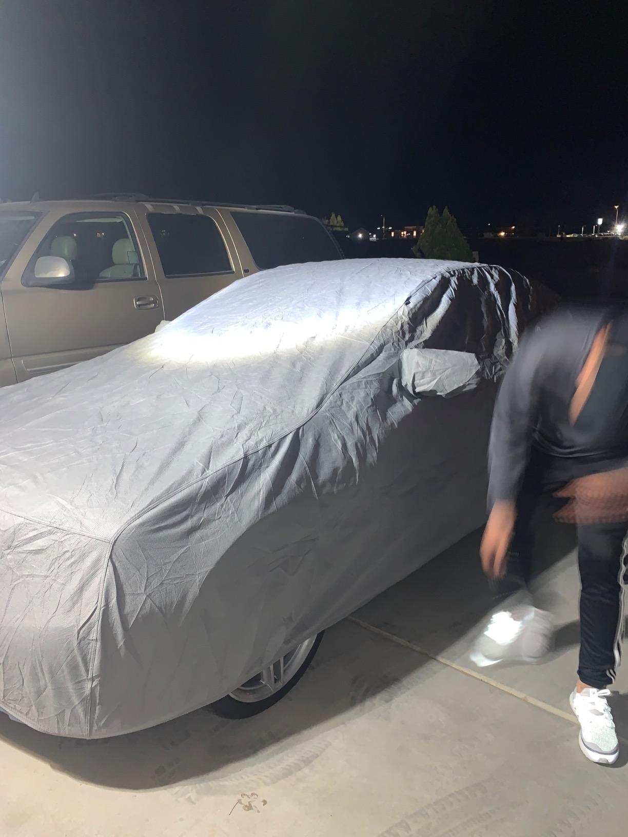 CarsCover Custom Fit Car Cover for 2008-2024 Mercedes Benz C300 C400 C63 | Premium custom-fit car cover for UV, rain, snow & dust protection. Cover for Mercedes Benz C250 C300 C350 C400 C450 C43 C63 customer photo 2