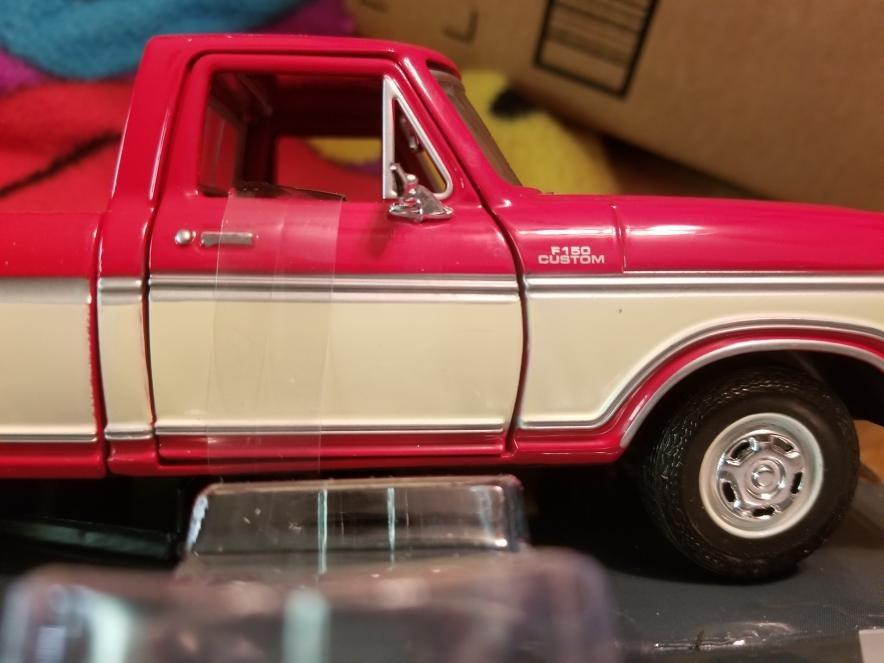 1979 Ford F-150 Custom Pickup Truck Red with Cream 1/24 Diecast Model Car by Motormax 79346 customer photo 1