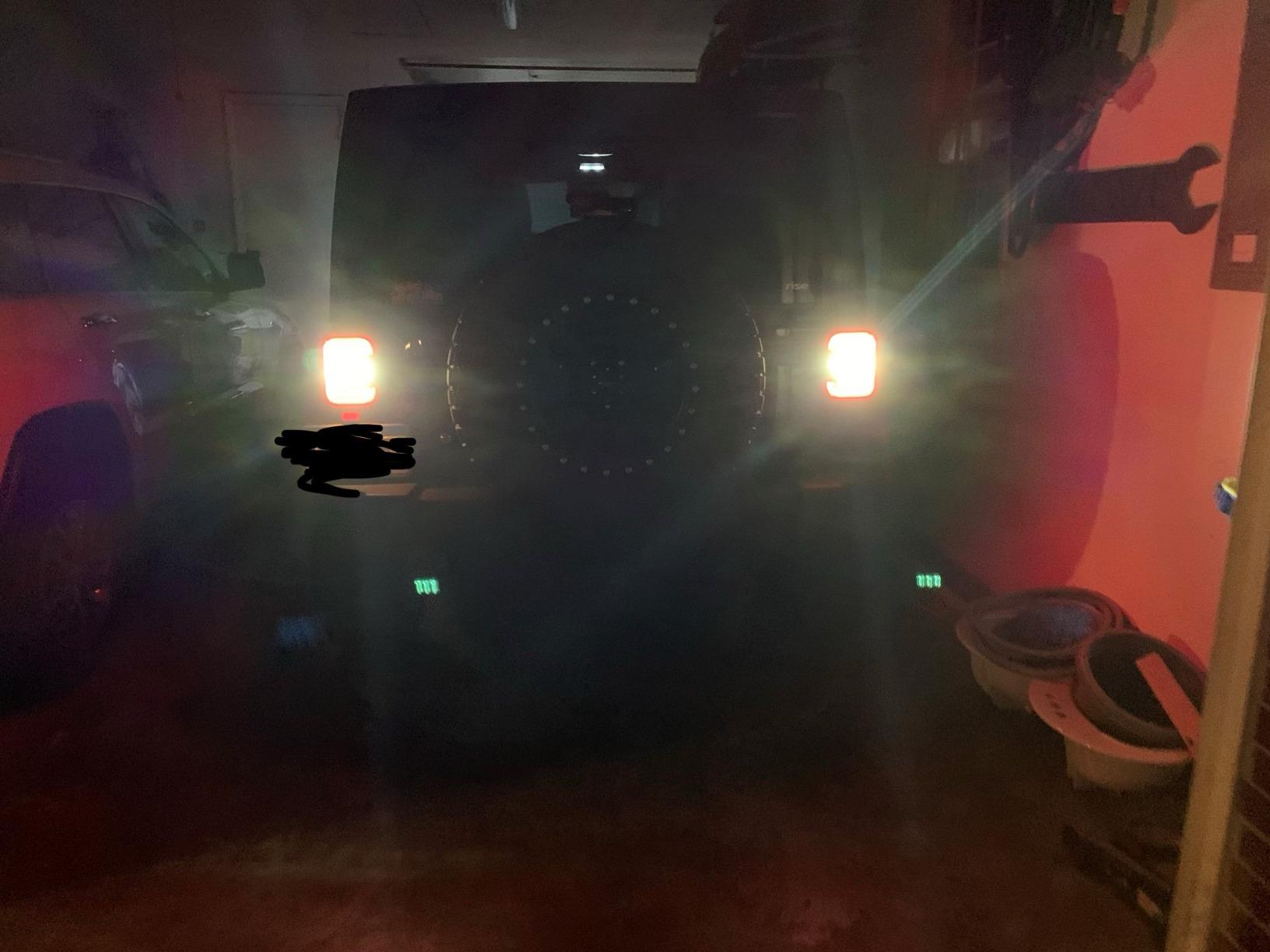 DOT Approved LED Tail Lights Super Bright 20W Reverse Lights with EMC Compatible with Jeep Wrangler JK&JKU 2007-2017 Brake Reverse Light Rear Back Up Lights Daytime Running Lamps customer photo 1