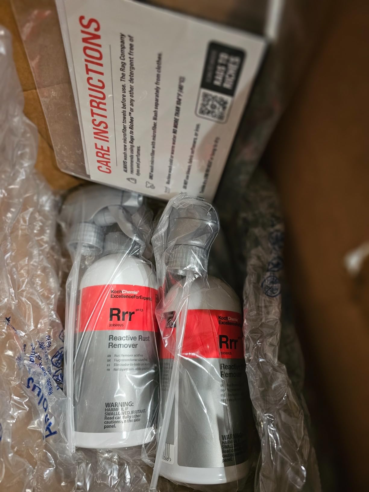 KOCHCHEMIE - Reactive Rust Remover - pH Neutral Cleaner; Use for Rust, Metal Particles, Burnt-in Brake Dust and Other Pollutants; Gentle Formula (500 milliliters) customer photo 2