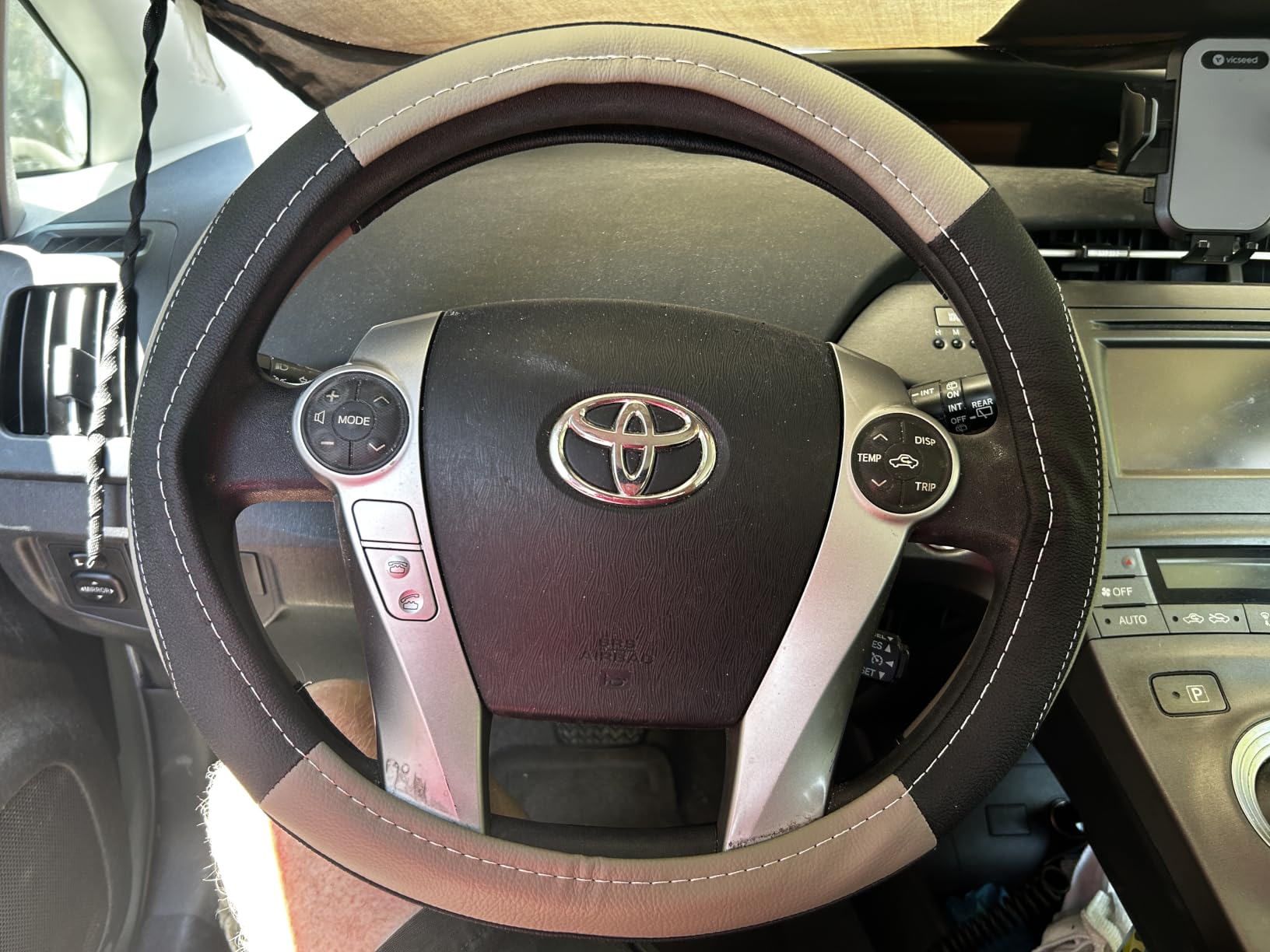 SEG Direct Car Steering Wheel Cover for F150 Tundra Range Rover 15.5