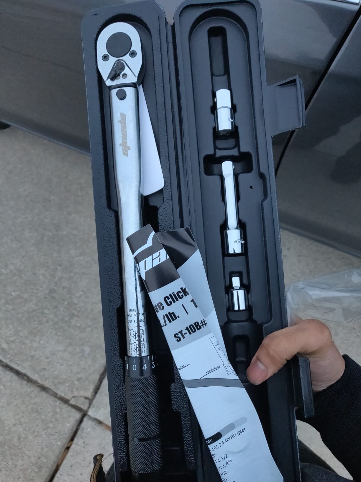 EPAuto 3/8-Inch Drive Click Torque Wrench 10-80 Ft-lb./ 13.6-108.5 Nm customer photo 1