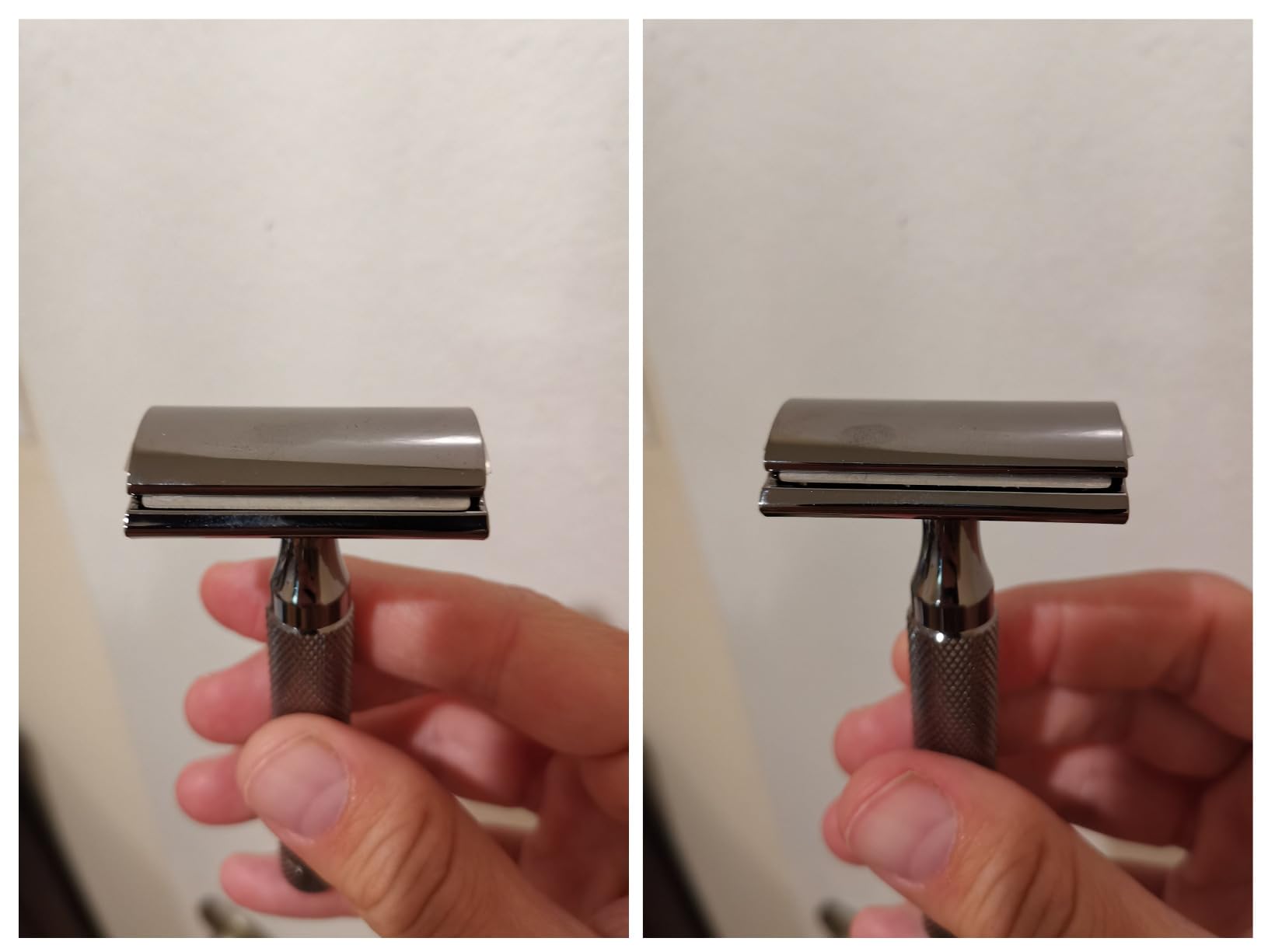 ROCKWELL RAZORS 6C White Chrome Safety Razor for Sensitive Skin. Reduces Razor Burn and Irritation. Comes with 6 Adjustable Shave Settings and 5 Recyclable Blades. Reusable Razor for Men and Women customer photo 2