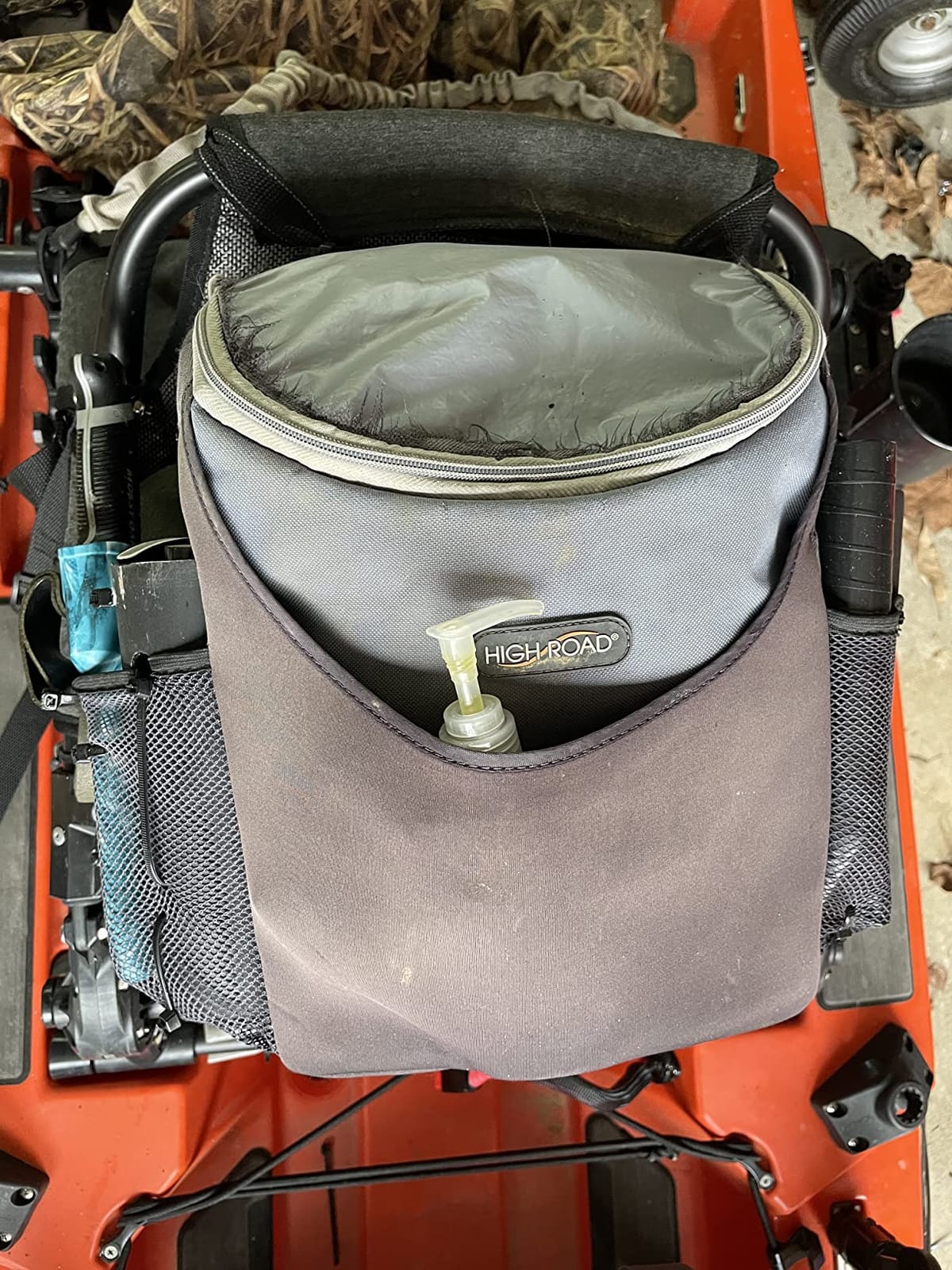 High Road Car Seat Cooler for Car - Soft Car Cooler with 2 Bottle Holders | Space Saving Portable Cooler Bag Hangs From Car, SUV, Van and Truck Headrests - Won't Take Seat or Trunk Space customer photo 1