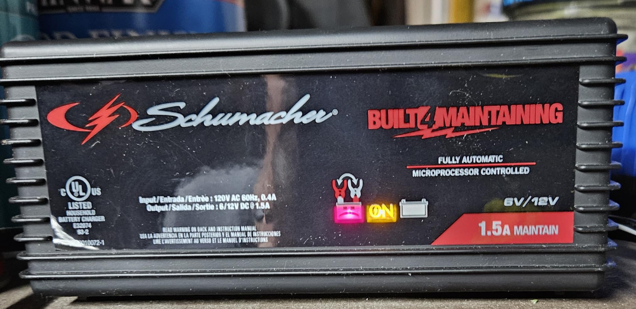 Schumacher Electric 1.5A Car Battery Charger & Maintainer, 6V/12V - SC1355 customer photo 2