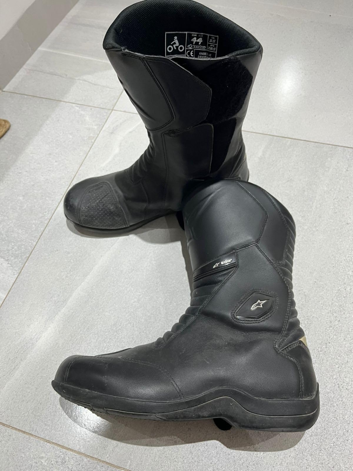 Alpinestars Andes V2 Drystar Boots, Waterproof Touring Motorcycle Boots, CE Certified Protection & Comfort customer photo 1