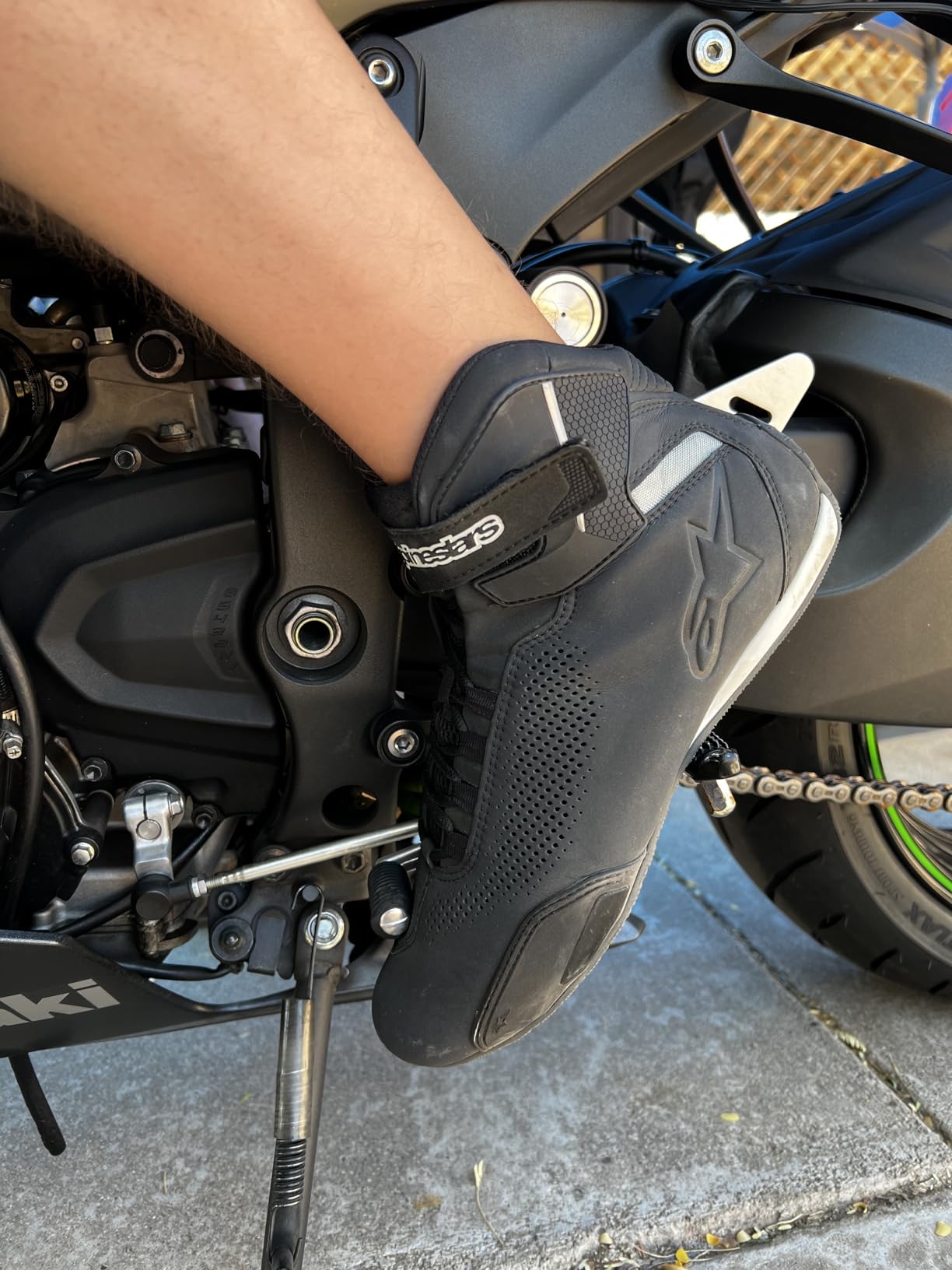 Alpinestars Men's Sektor Vented Street Motorcycle Shoe customer photo 2