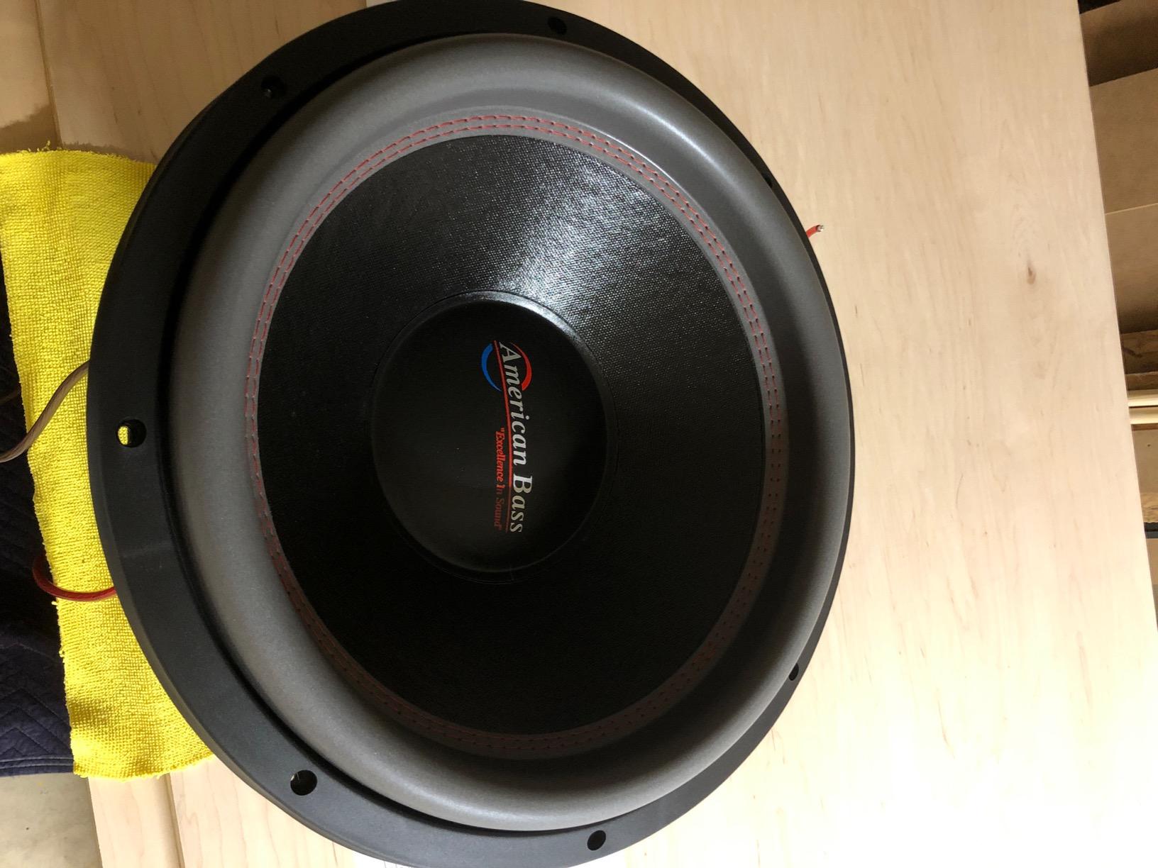 American Bass HD 15 Inch Car Subwoofer - 1 Ohm 4000 Max Watts - High Power Subwoofer Speaker with Deep Bass Performance, Premium Audio Upgrade for Cars, Trucks, and SUVs, Durable 15