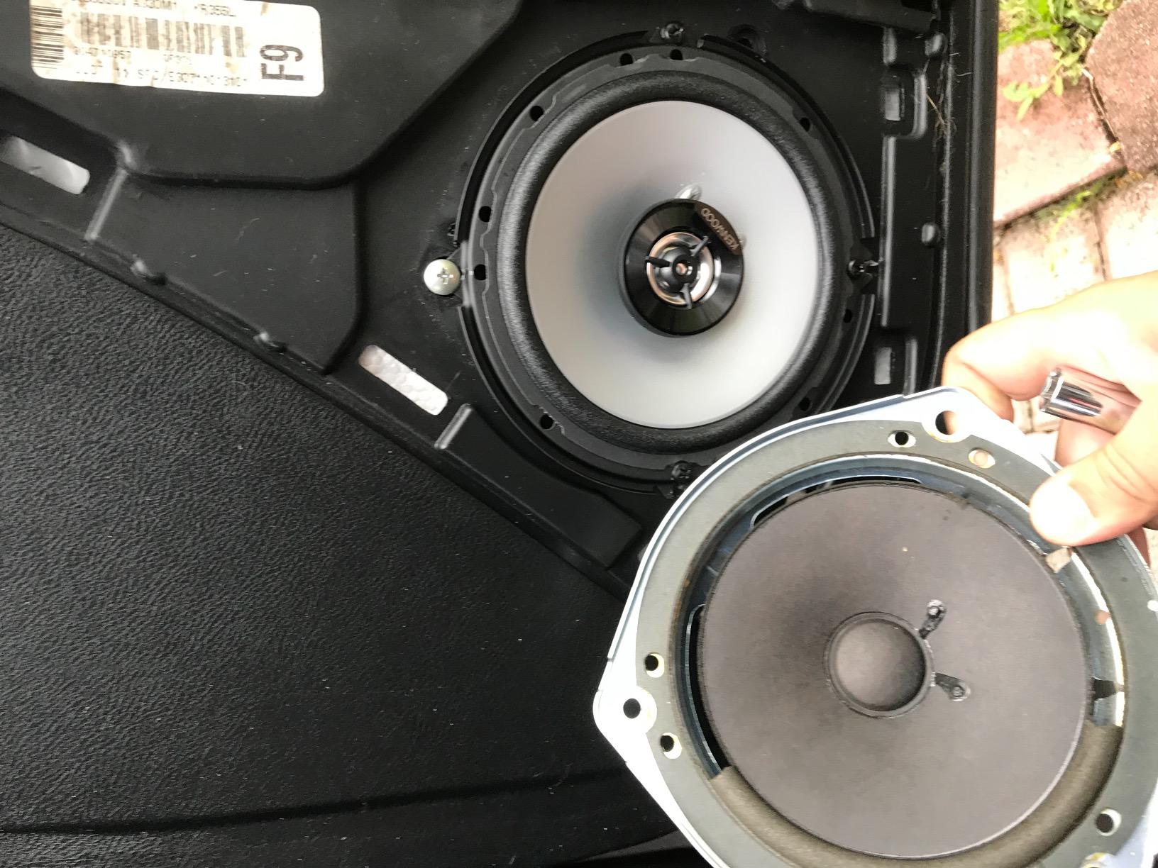 Kenwood KFC-1666S Car Stereo Speaker 6-1/2