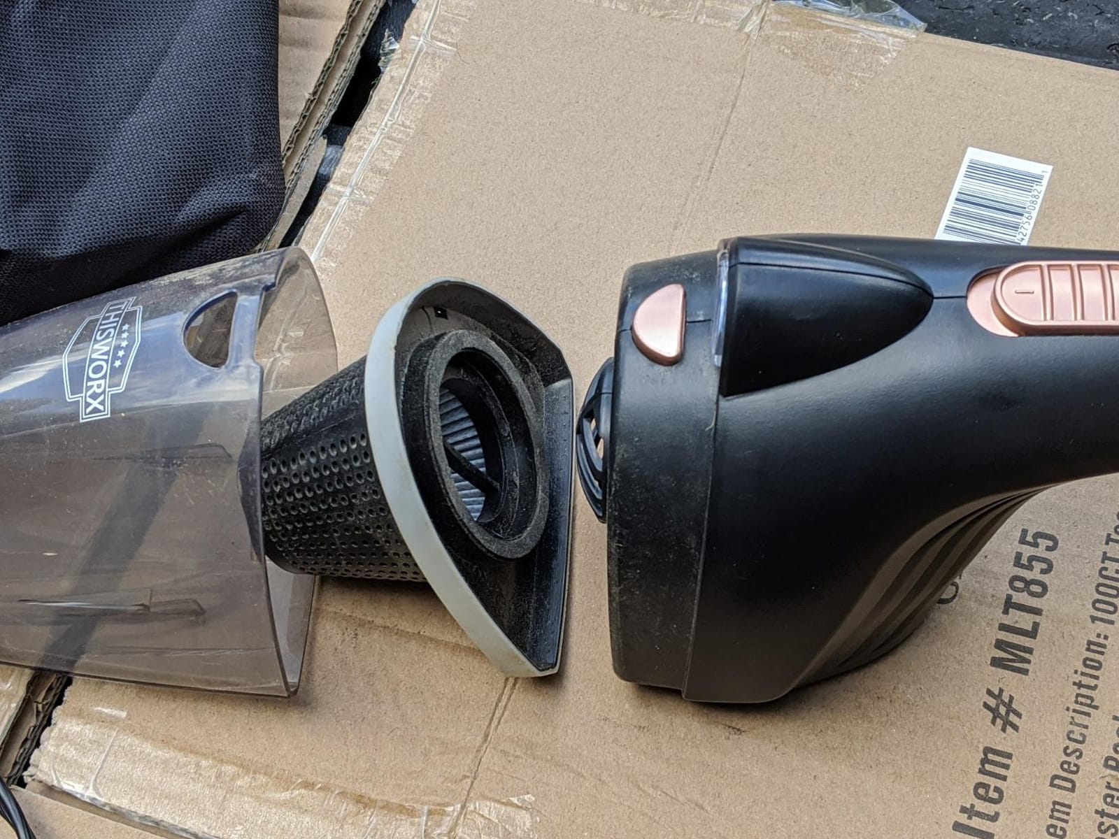 ThisWorx Car Vacuum Cleaner 2.0, Portable Handheld Mini Vacuums | 16ft Cord, LED Light, Bag, & Attachments customer photo 1